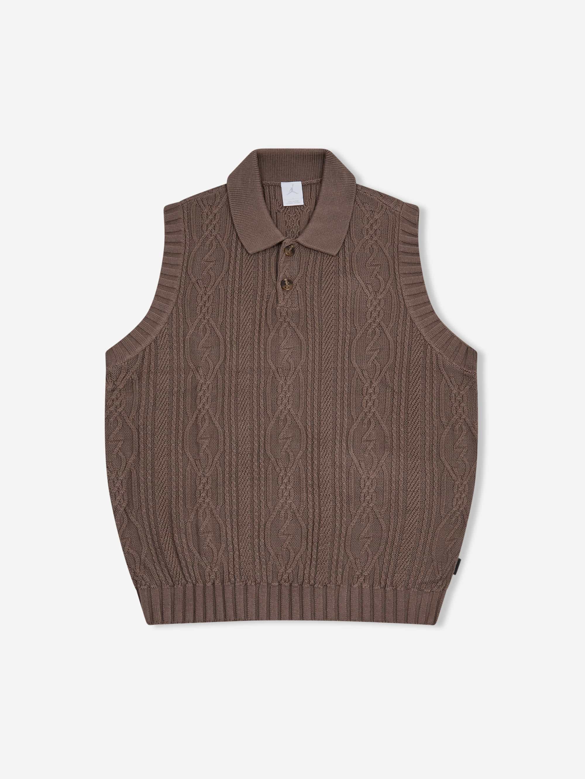 Air Jordan Golf Sweater Vest - Olive Grey