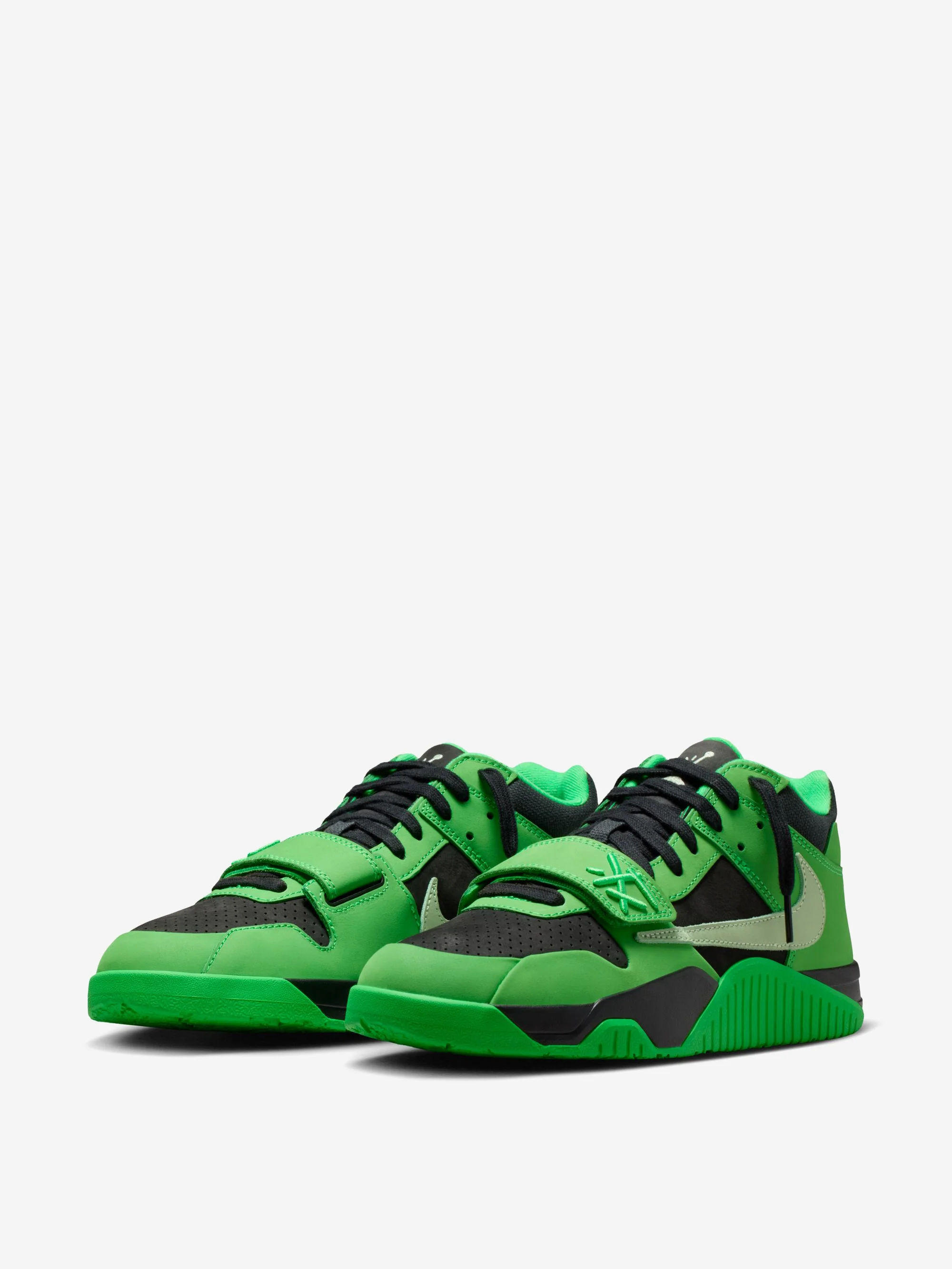 Air Jordan x Travis Scott CJ1 T-REXX - Green Spark/Vapor Green-Black - Image 2