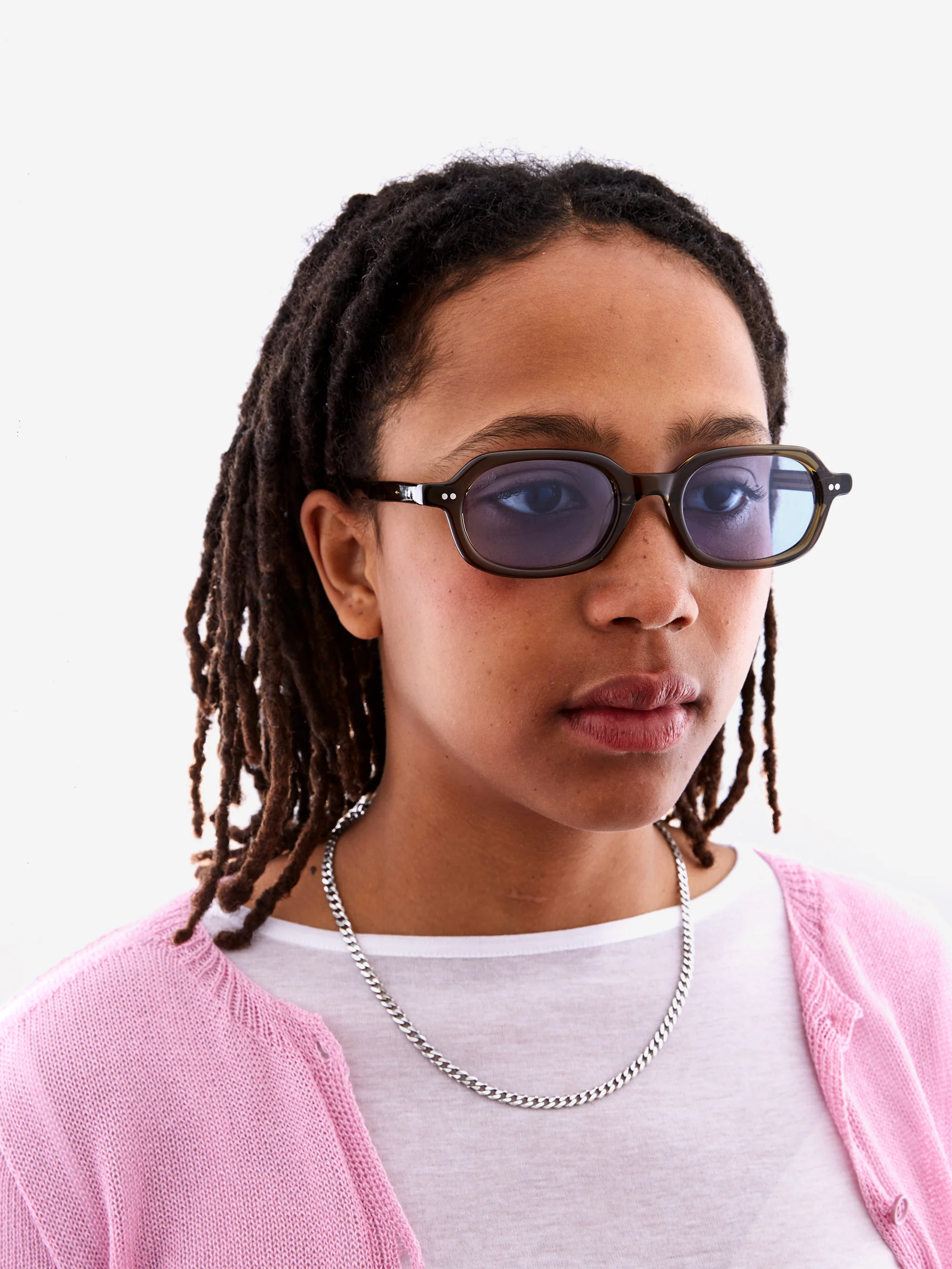 AKILA Psyche Sunglasses - Olive Green/Sky Blue - Image 3