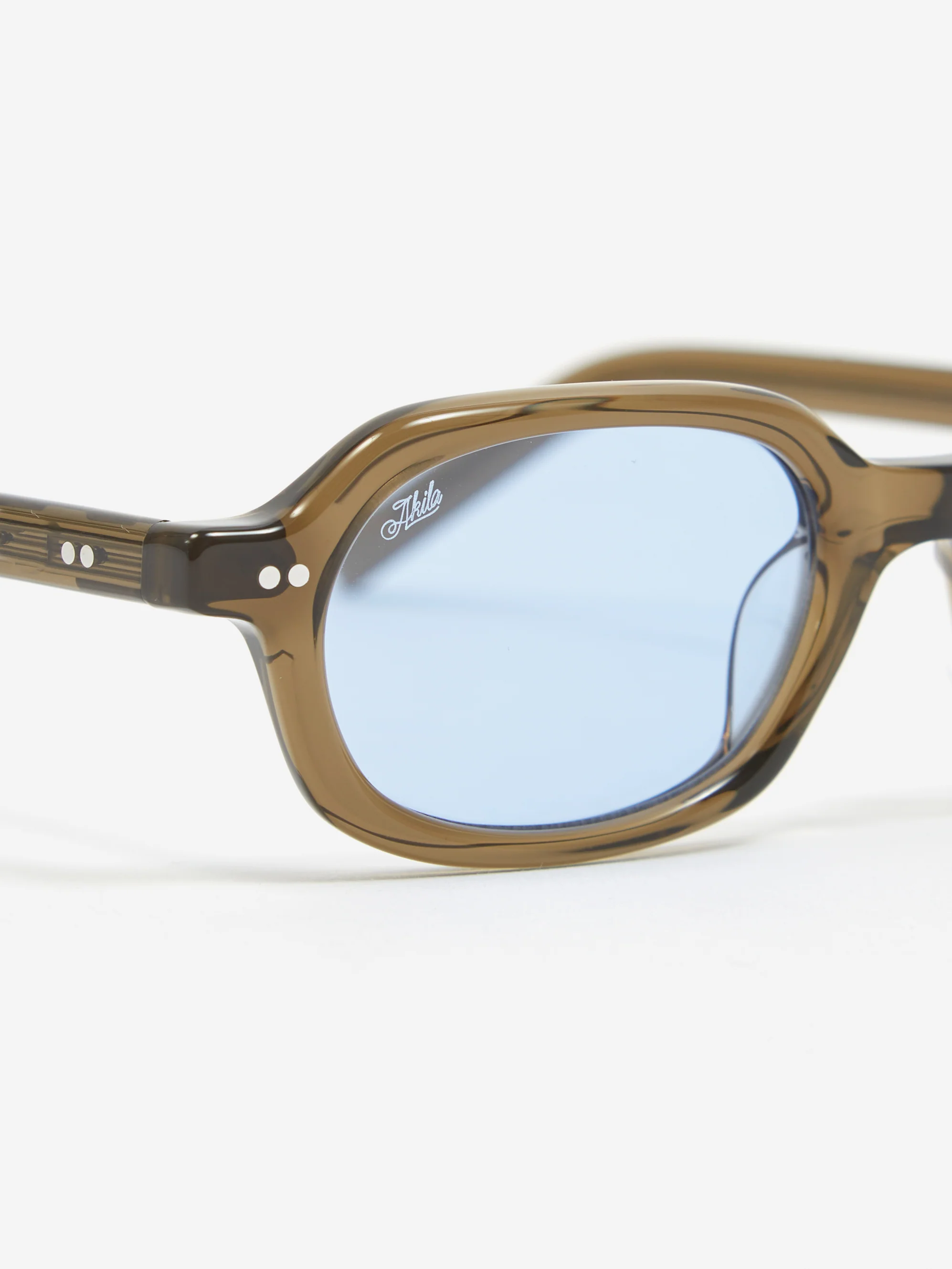 AKILA Psyche Sunglasses - Olive Green/Sky Blue - Image 4