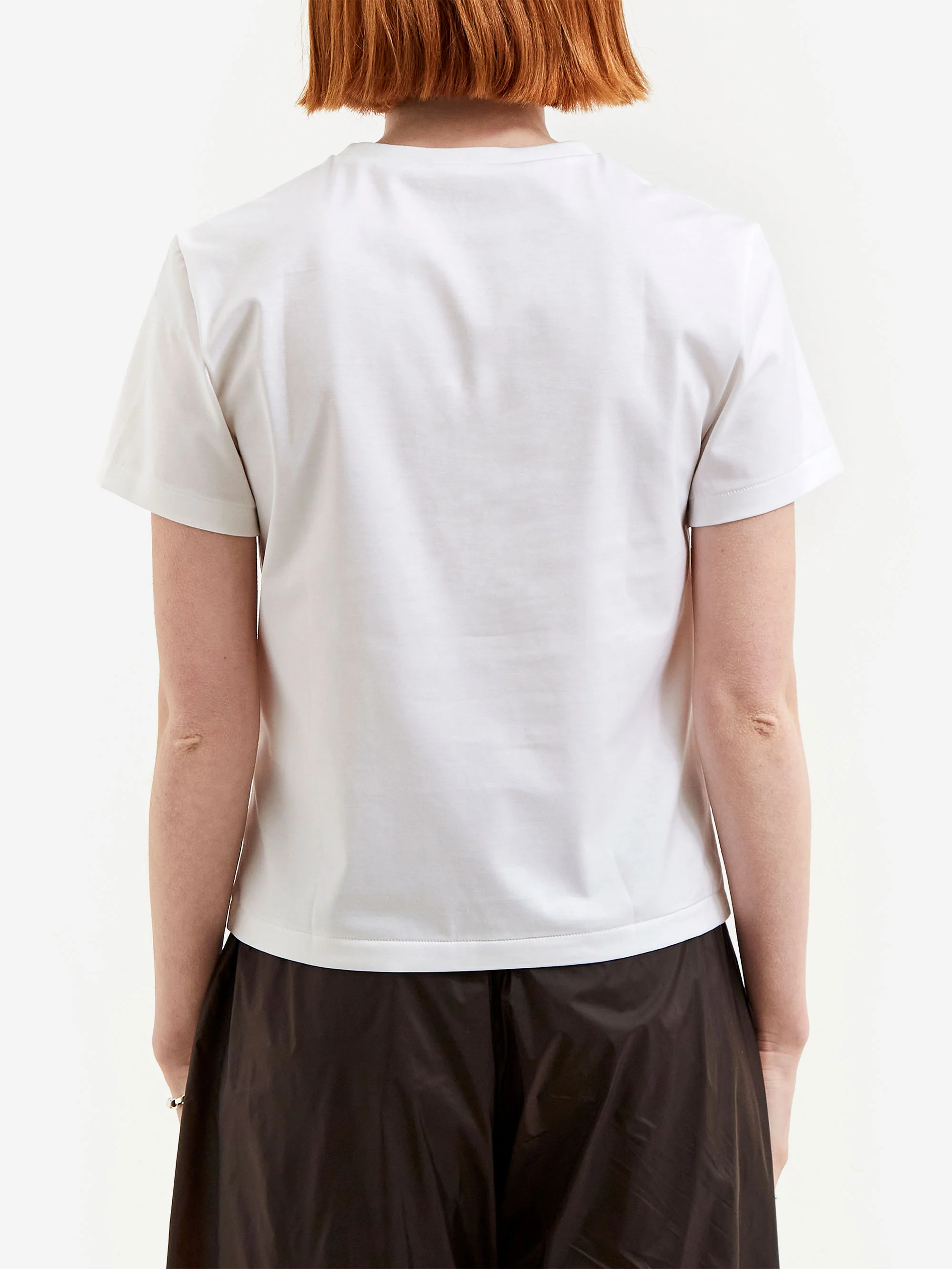 AMOMENTO Basic T-Shirts - White - Image 3