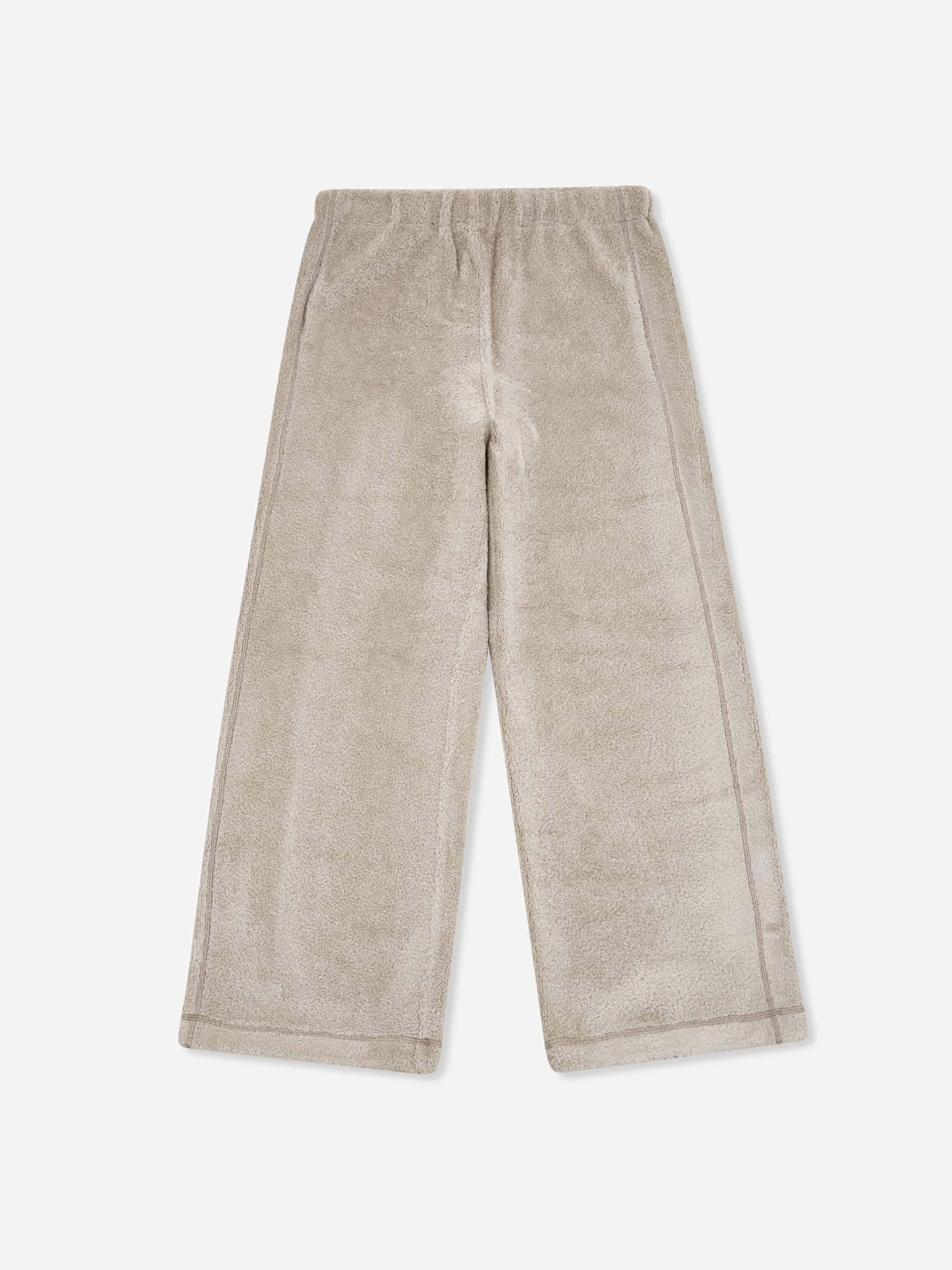 AMOMENTO Fluffy Banding Pants - Grey