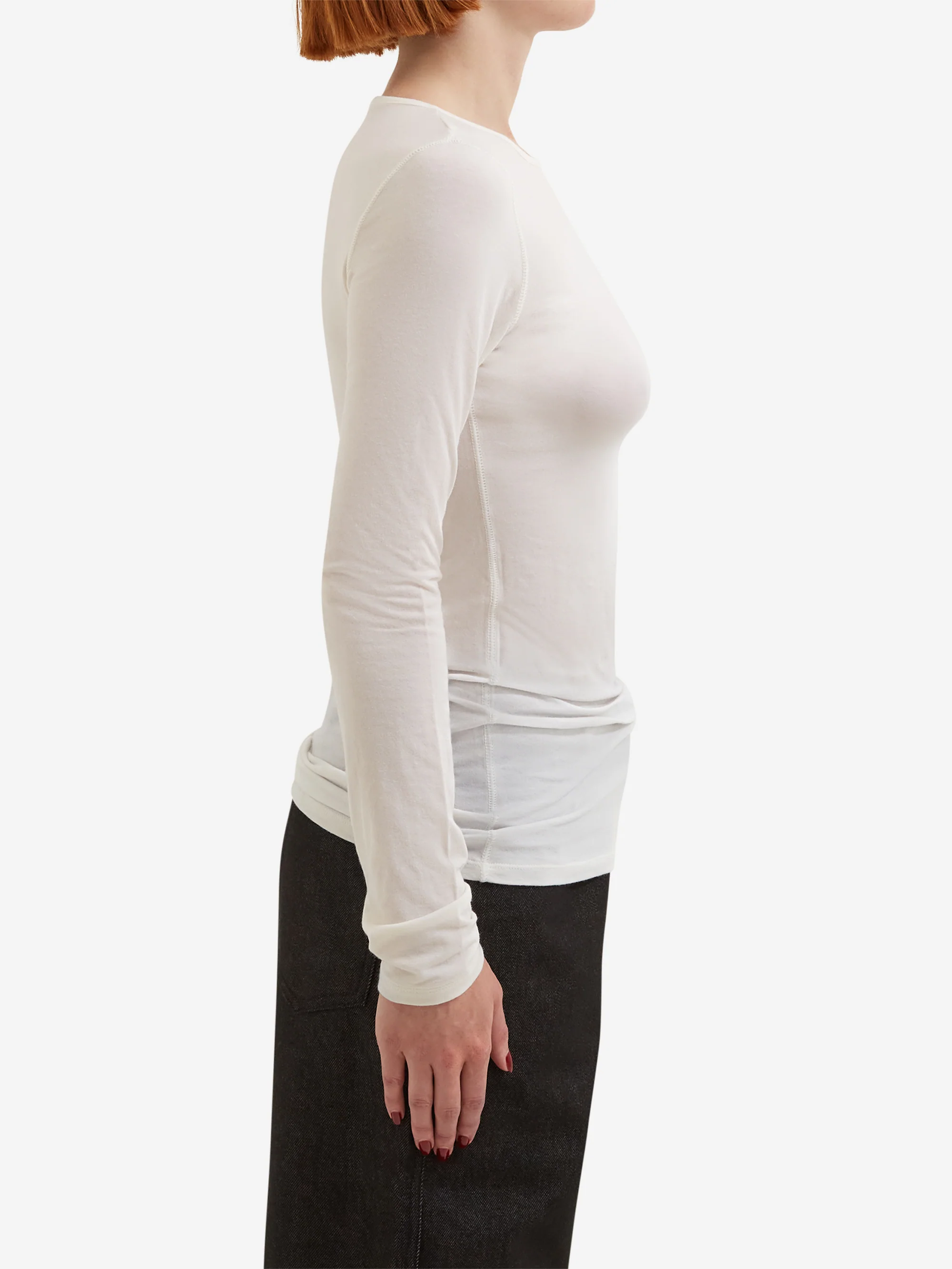 AMOMENTO Round T-shirt - White - Image 2