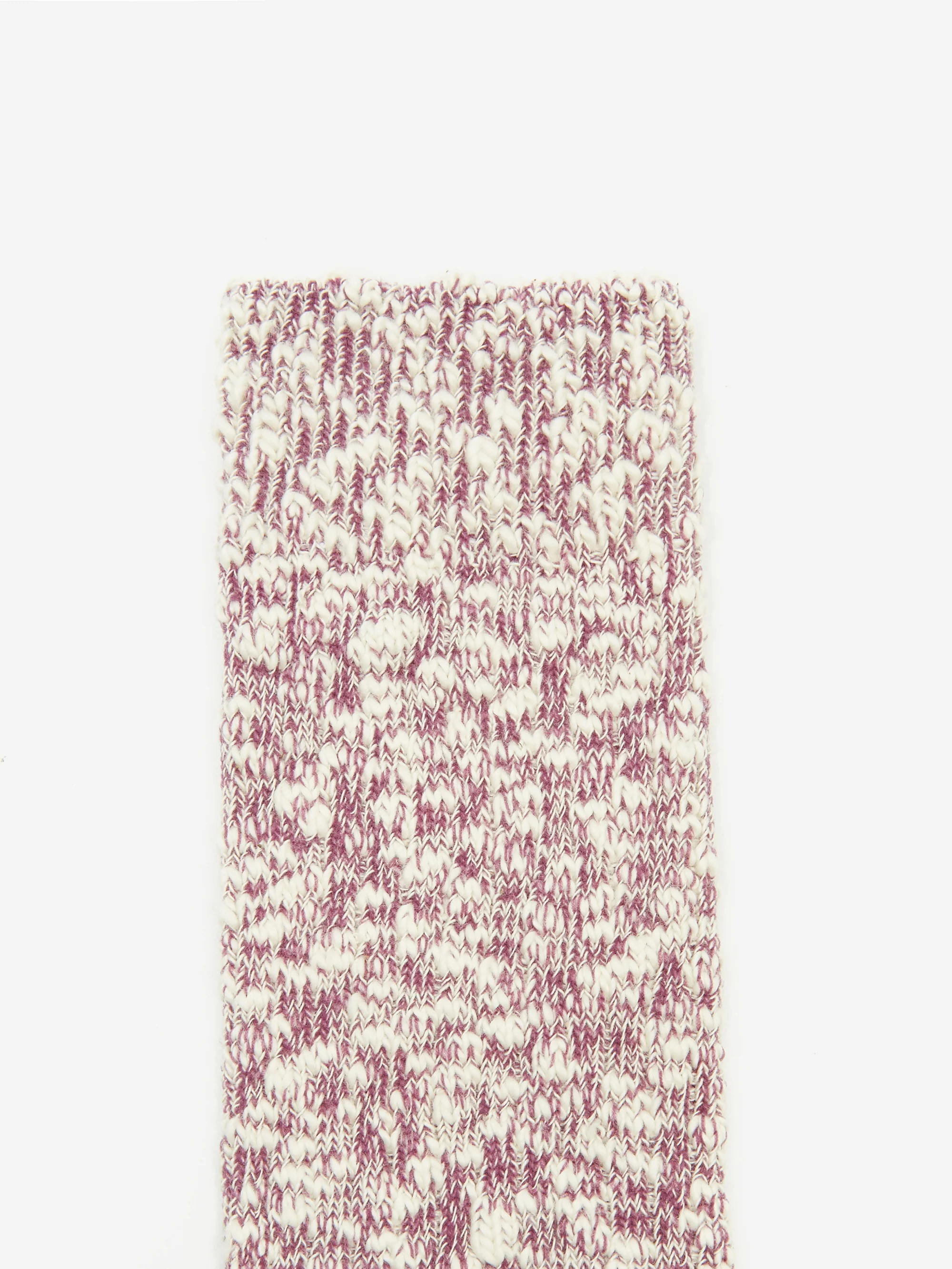 Anonymous ISM Light Slub Crew Sock - Purple - Image 2