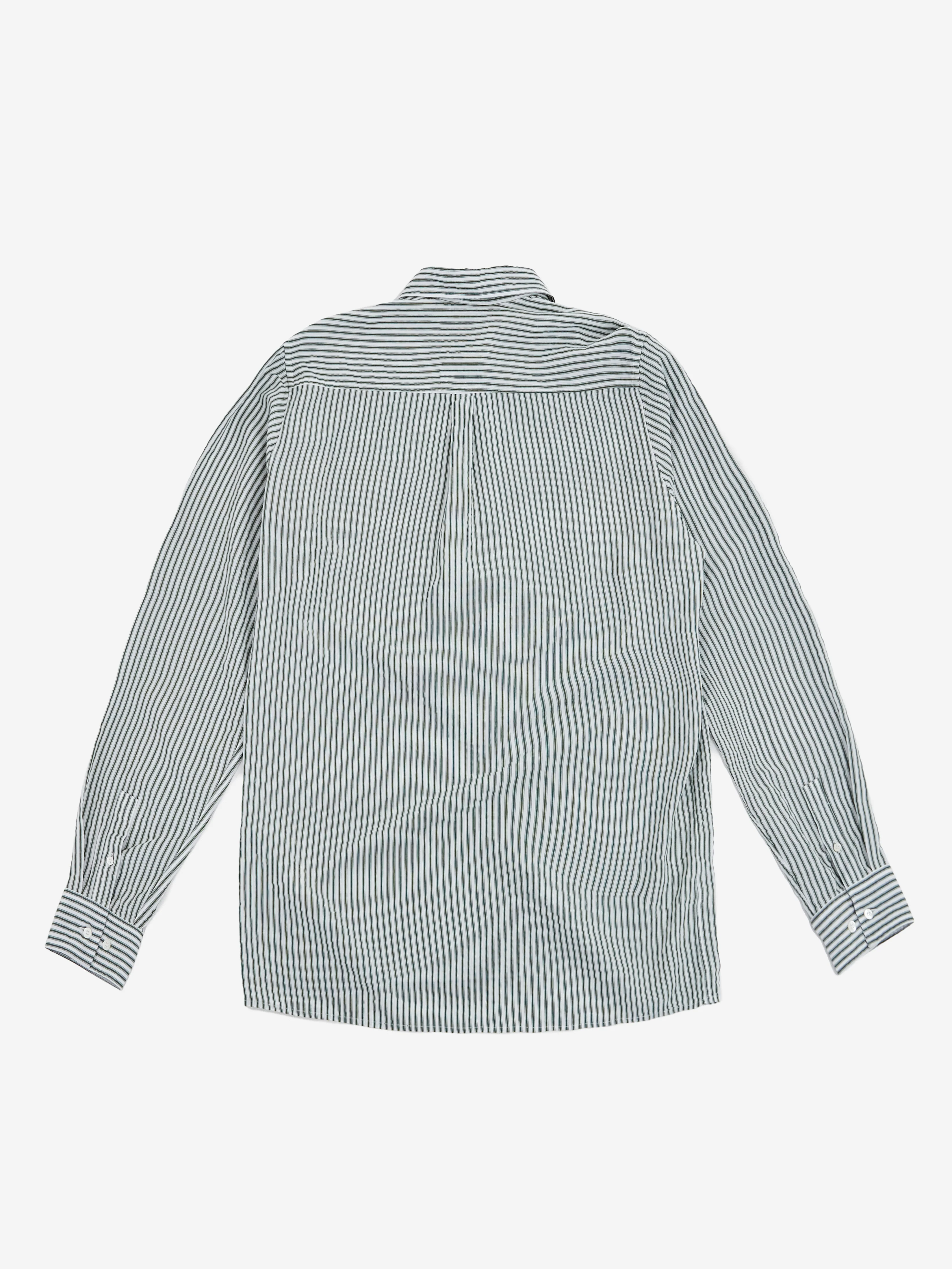 ANOTHER ASPECT ANOTHER Shirt 1.0 - Evergreen/White Stripe - Image 4