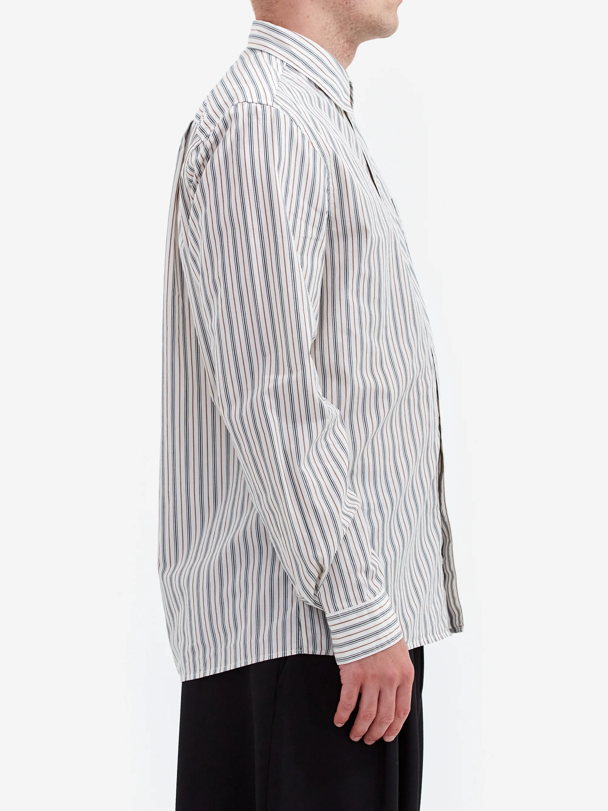 ANOTHER ASPECT ANOTHER Shirt 3.0 - Small Green Stripe - Image 2