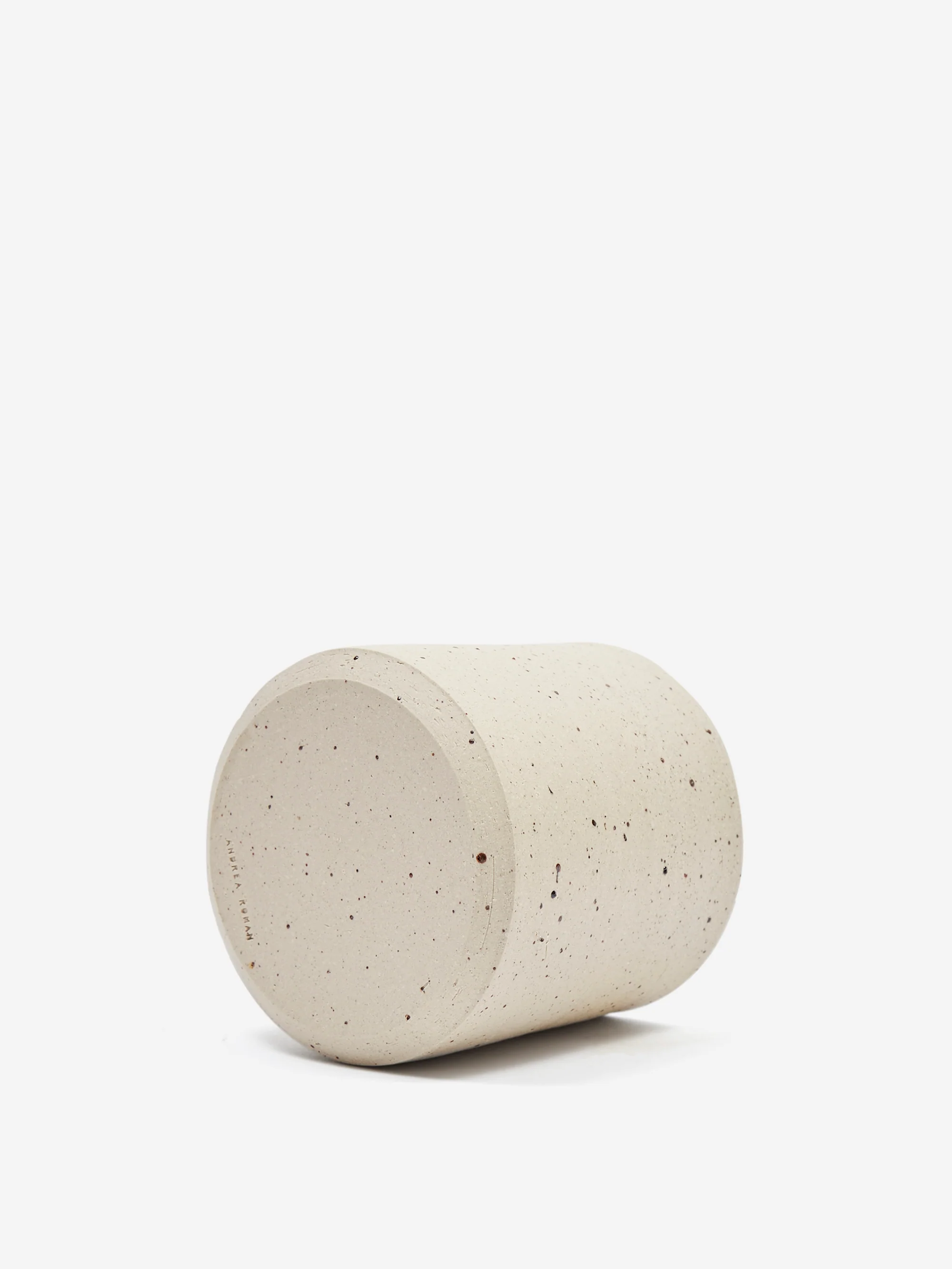 AR Ceramics Handmade Flat White Cup - Fleck - Image 3