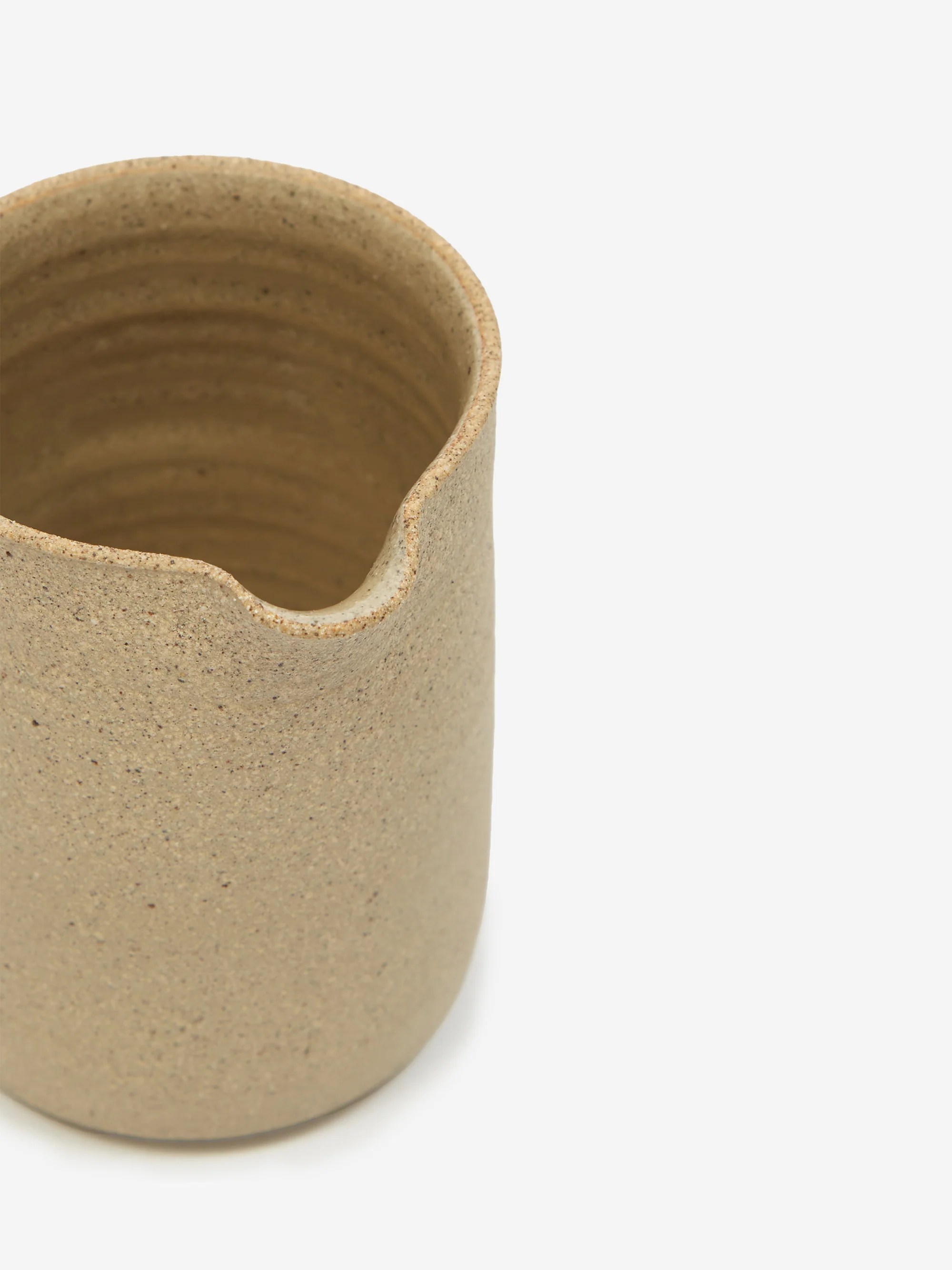 AR Ceramics Handmade Milk Jug - Sand - Image 2