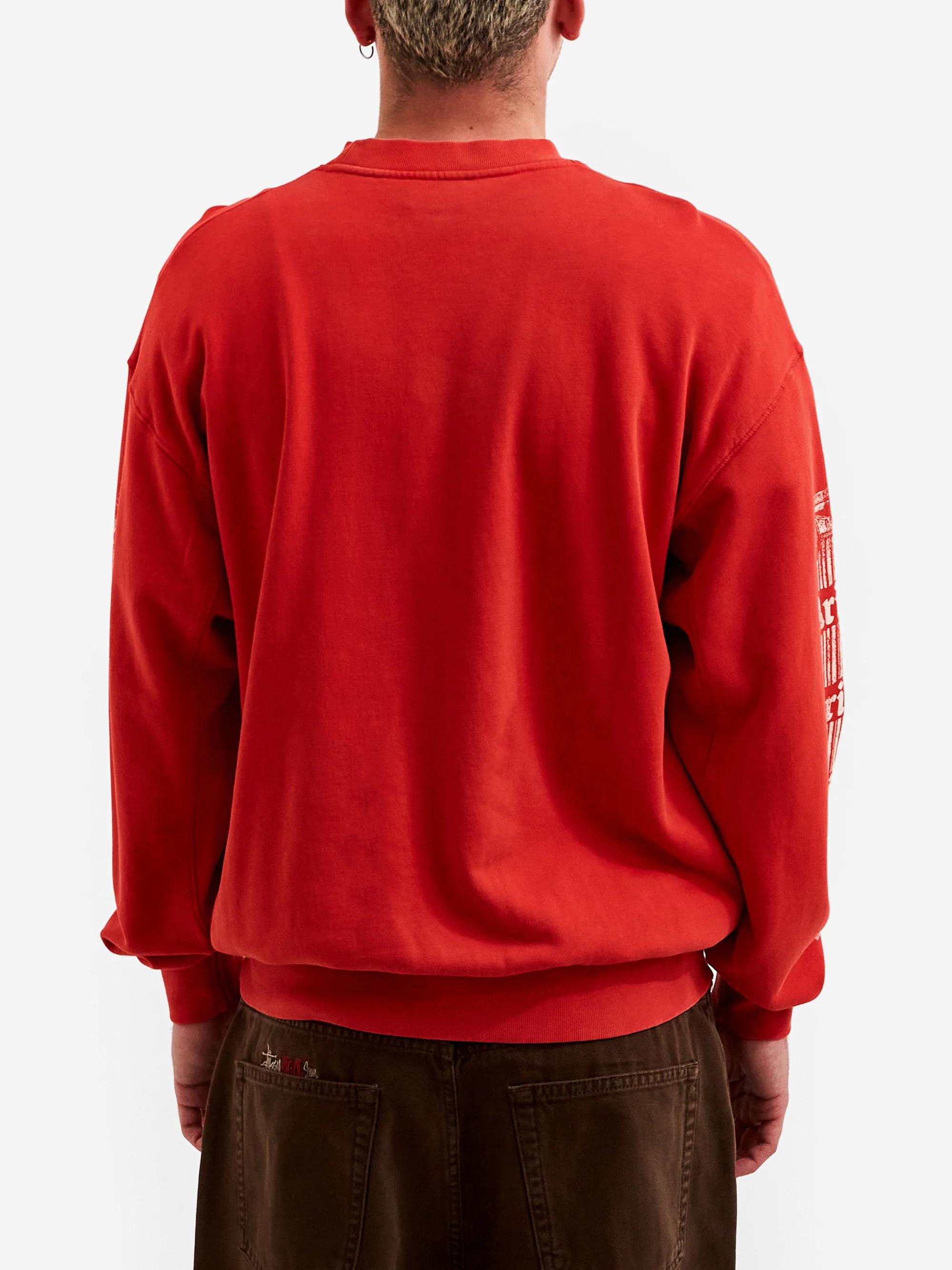 Aries Aged Ancient Column Sweatshirt - Red - Image 6