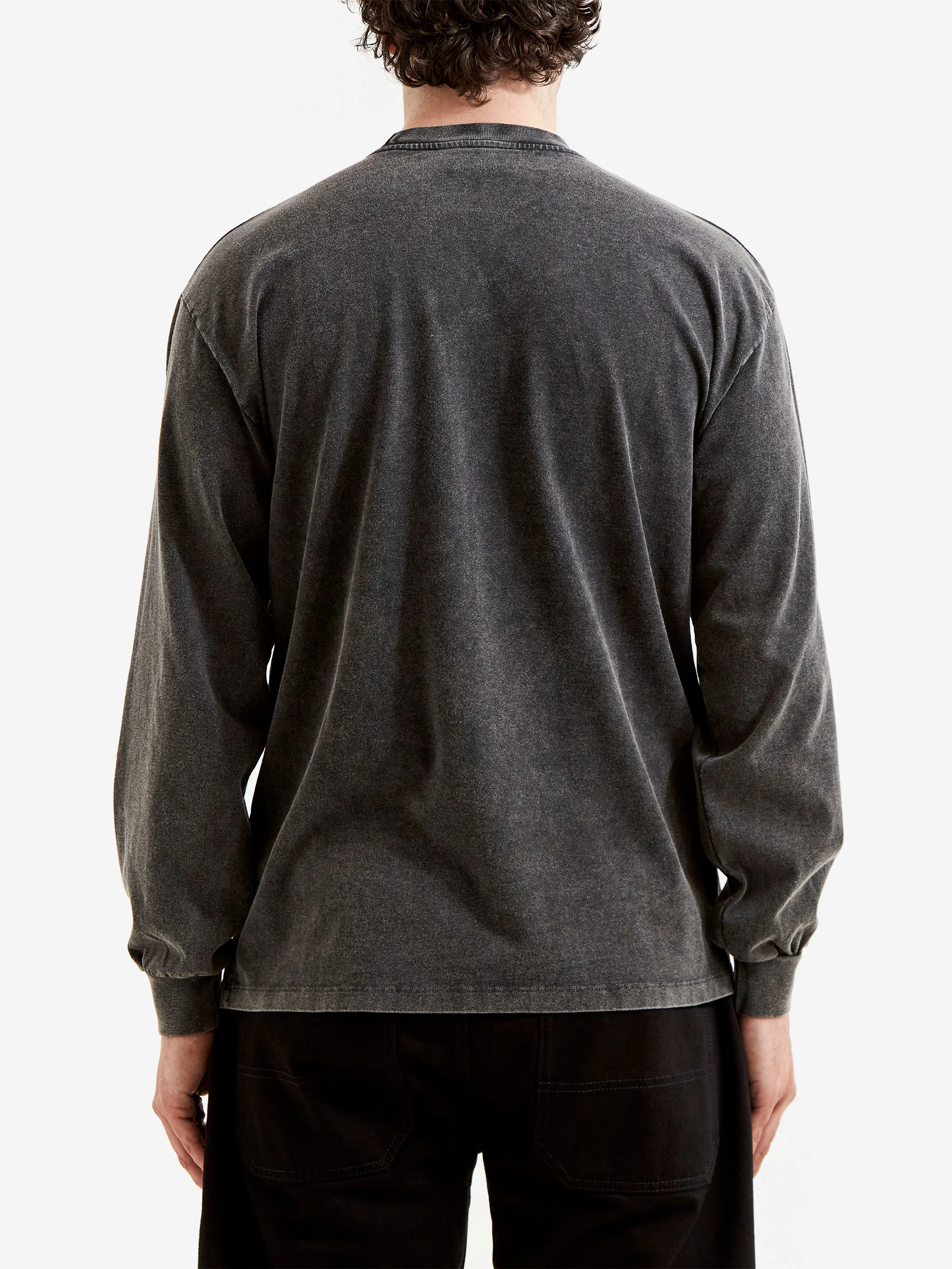 Aries Aged Ancient Temple LS Tee - Black - Image 5