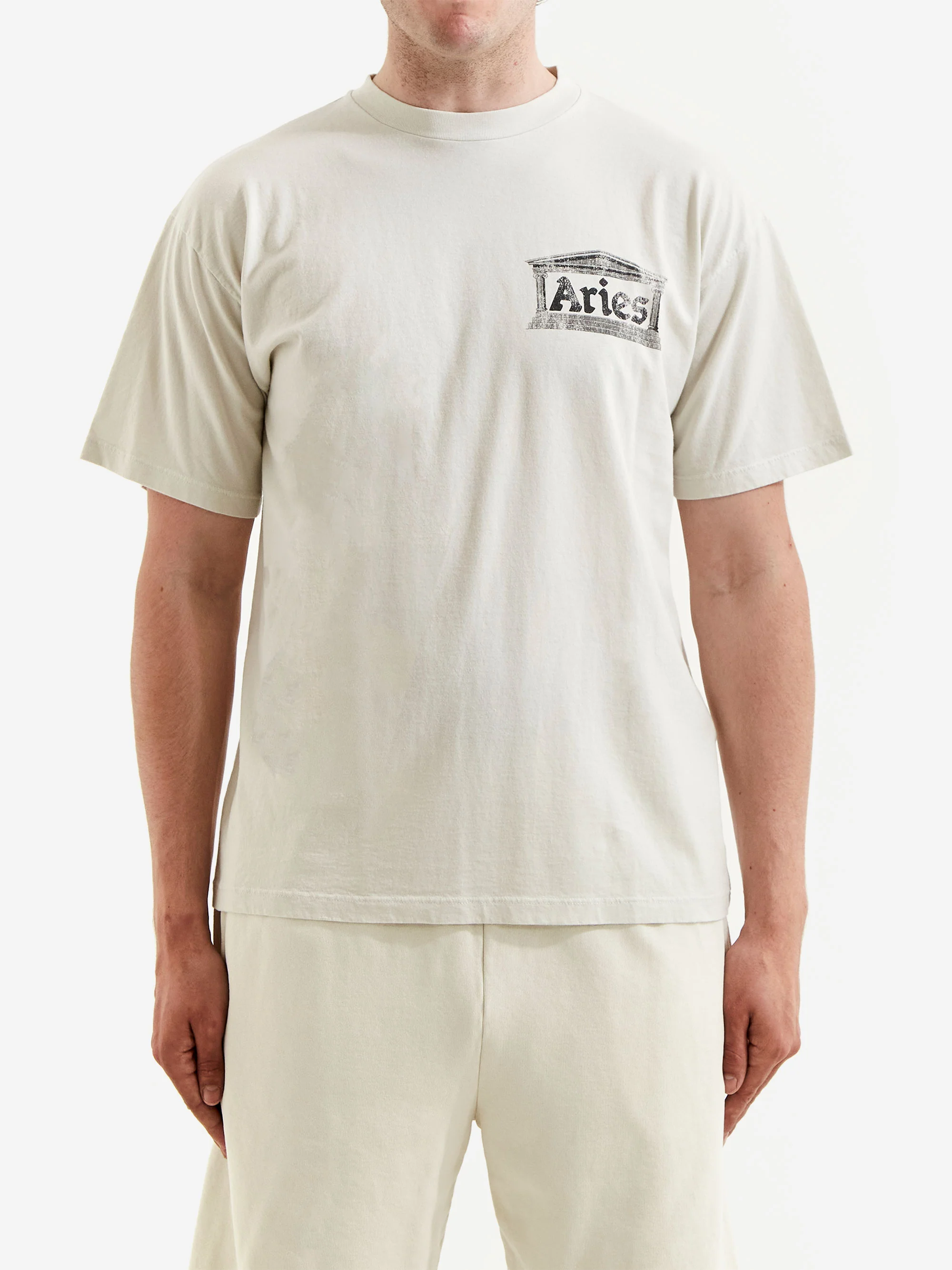 Aries Aged Ancient Temple SS Tee - Off White - Image 2