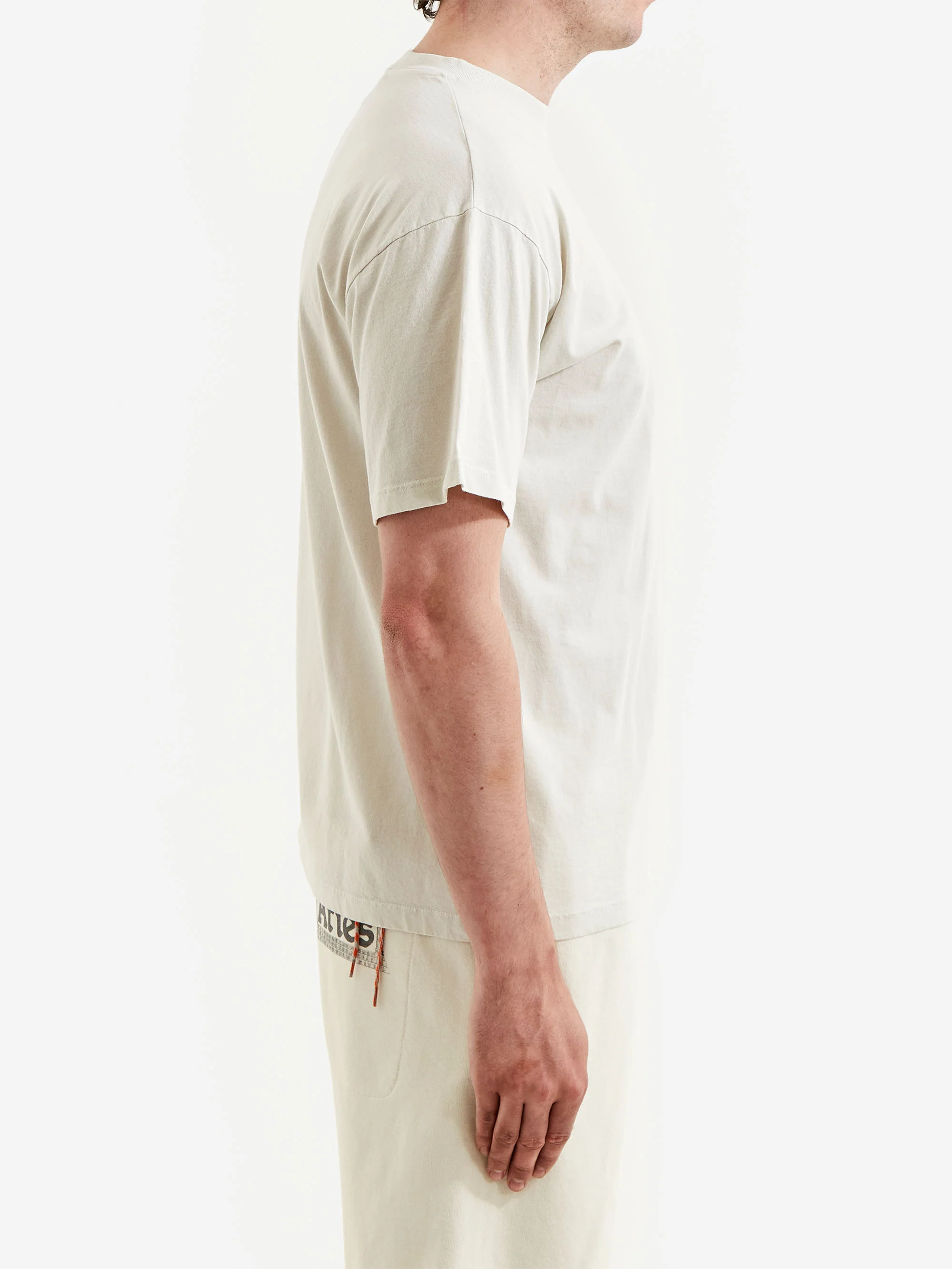 Aries Aged Ancient Temple SS Tee - Off White - Image 4