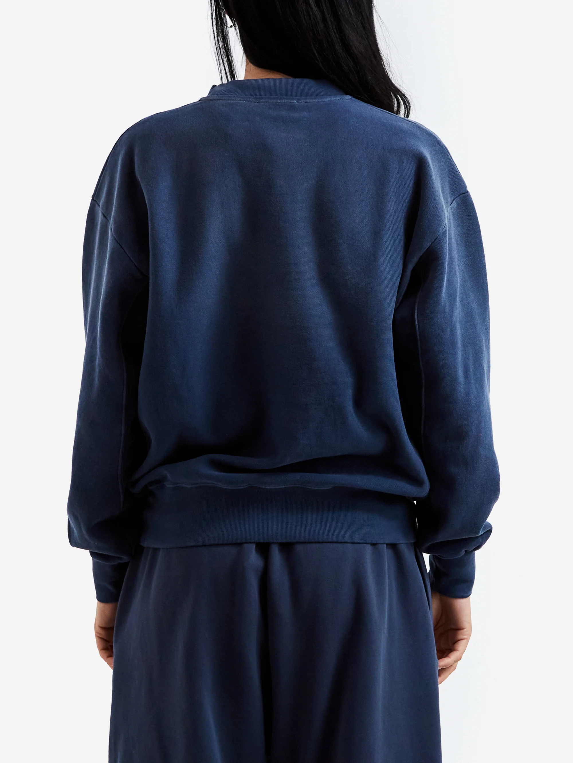 Aries Aged Aries and Destroy Diamante Sweatshirt - Navy - Image 3