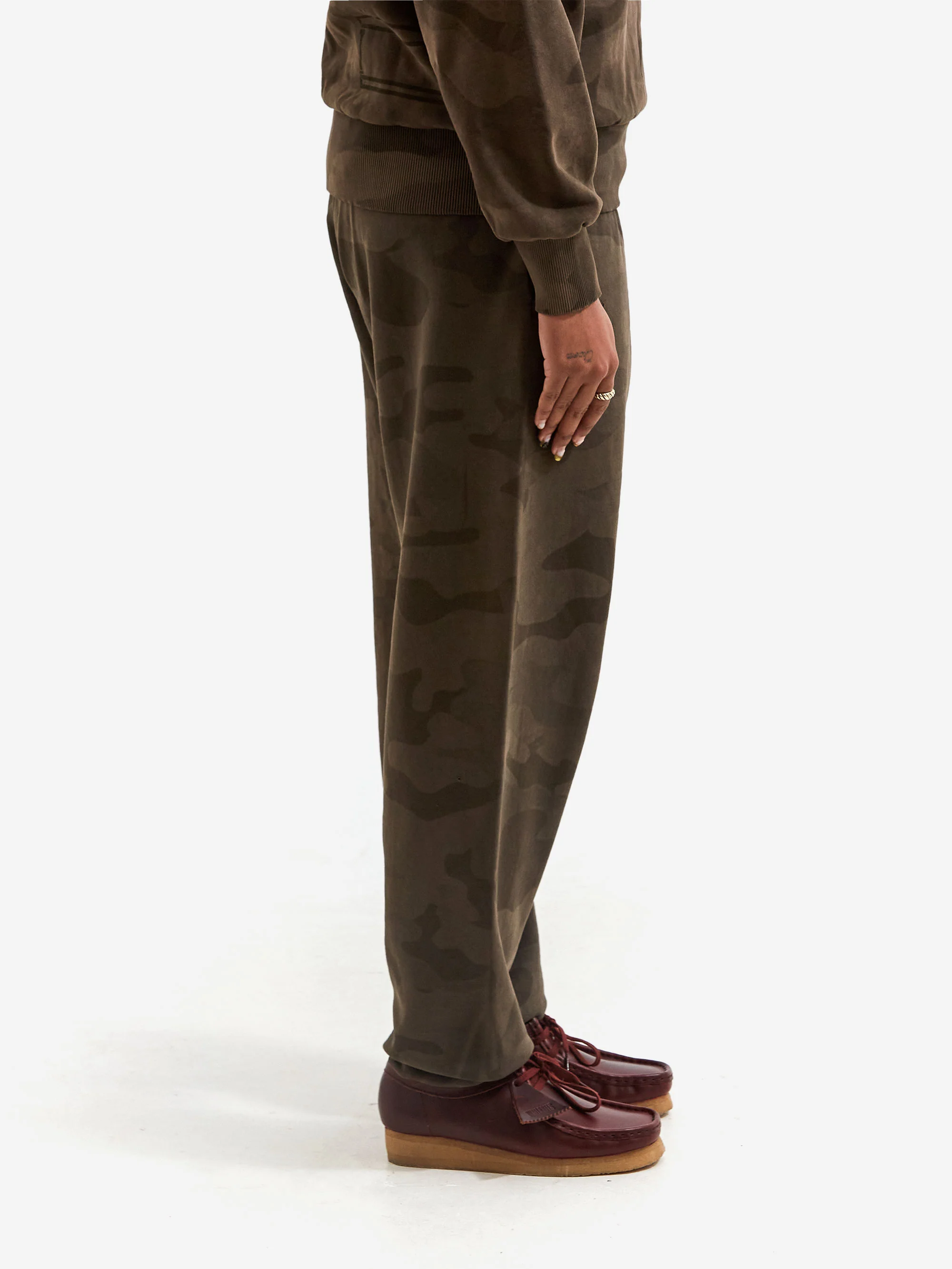 Aries Aged Camo Sweatpant - Dark Olive - Image 2