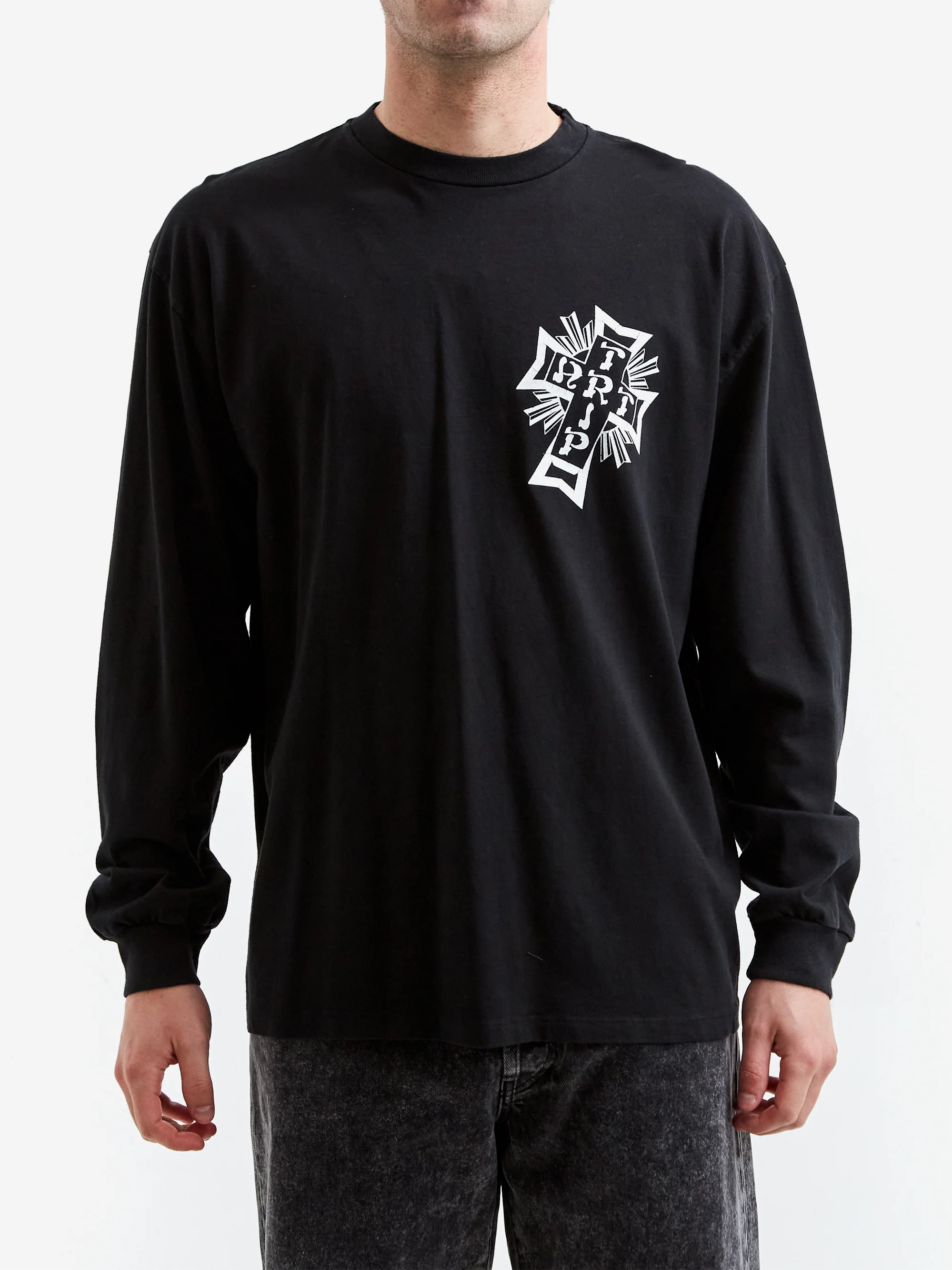 Aries Aged Lords of Art Trip Long Sleeve T-Shirt - Black - Image 2