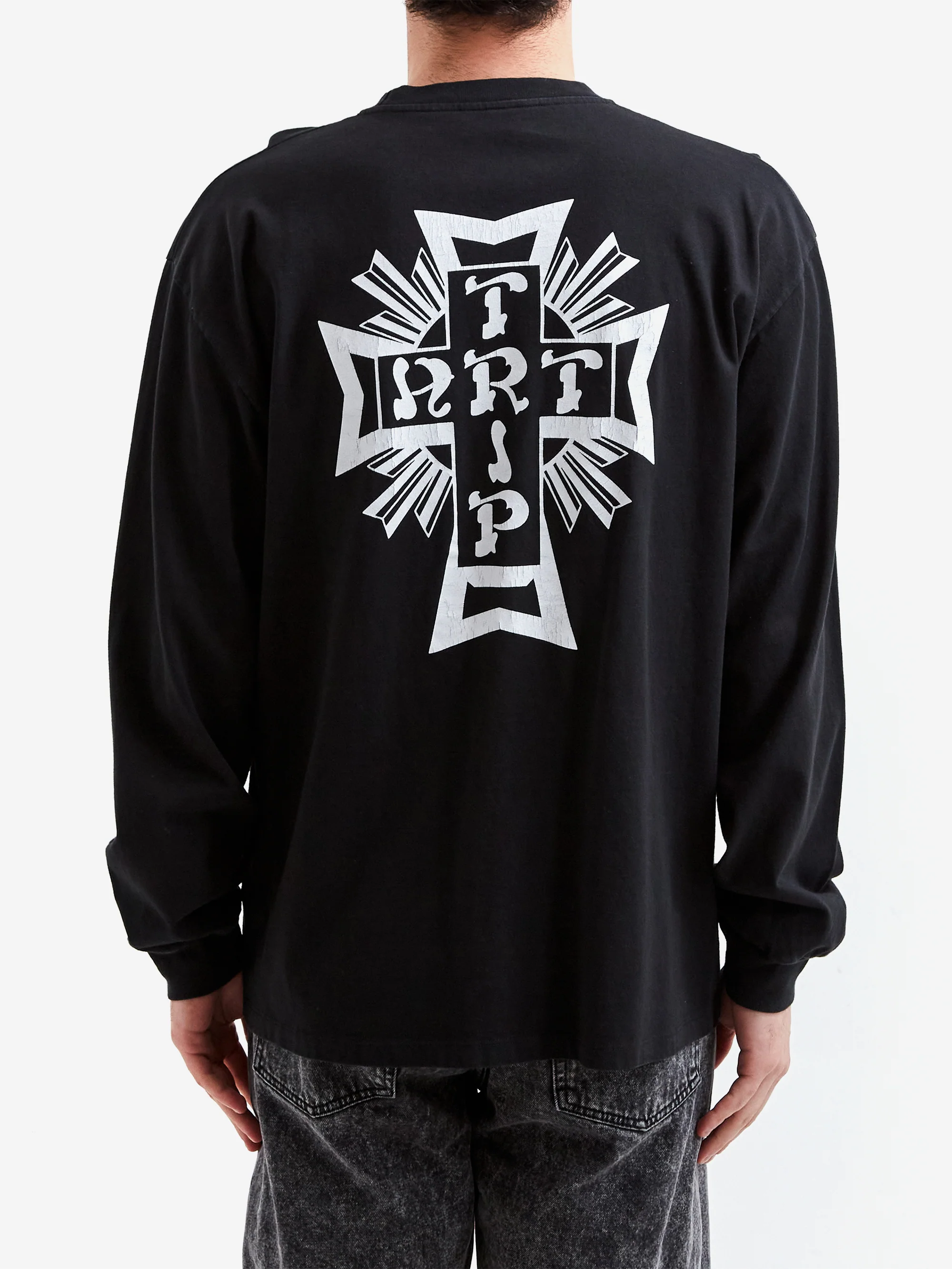 Aries Aged Lords of Art Trip Long Sleeve T-Shirt - Black - Image 6