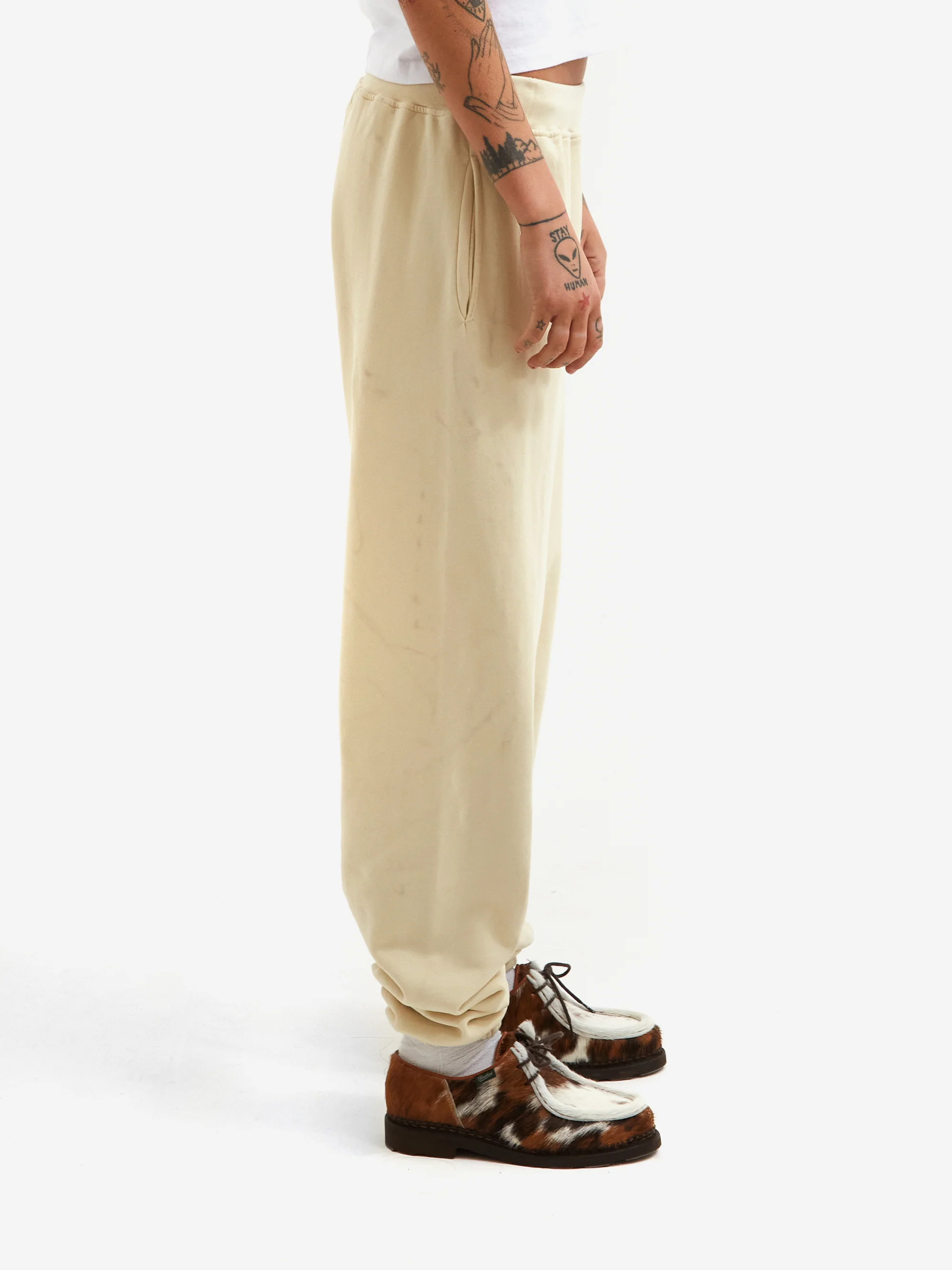 Aries Ancient Column Sweatpant - Beige - Image 2