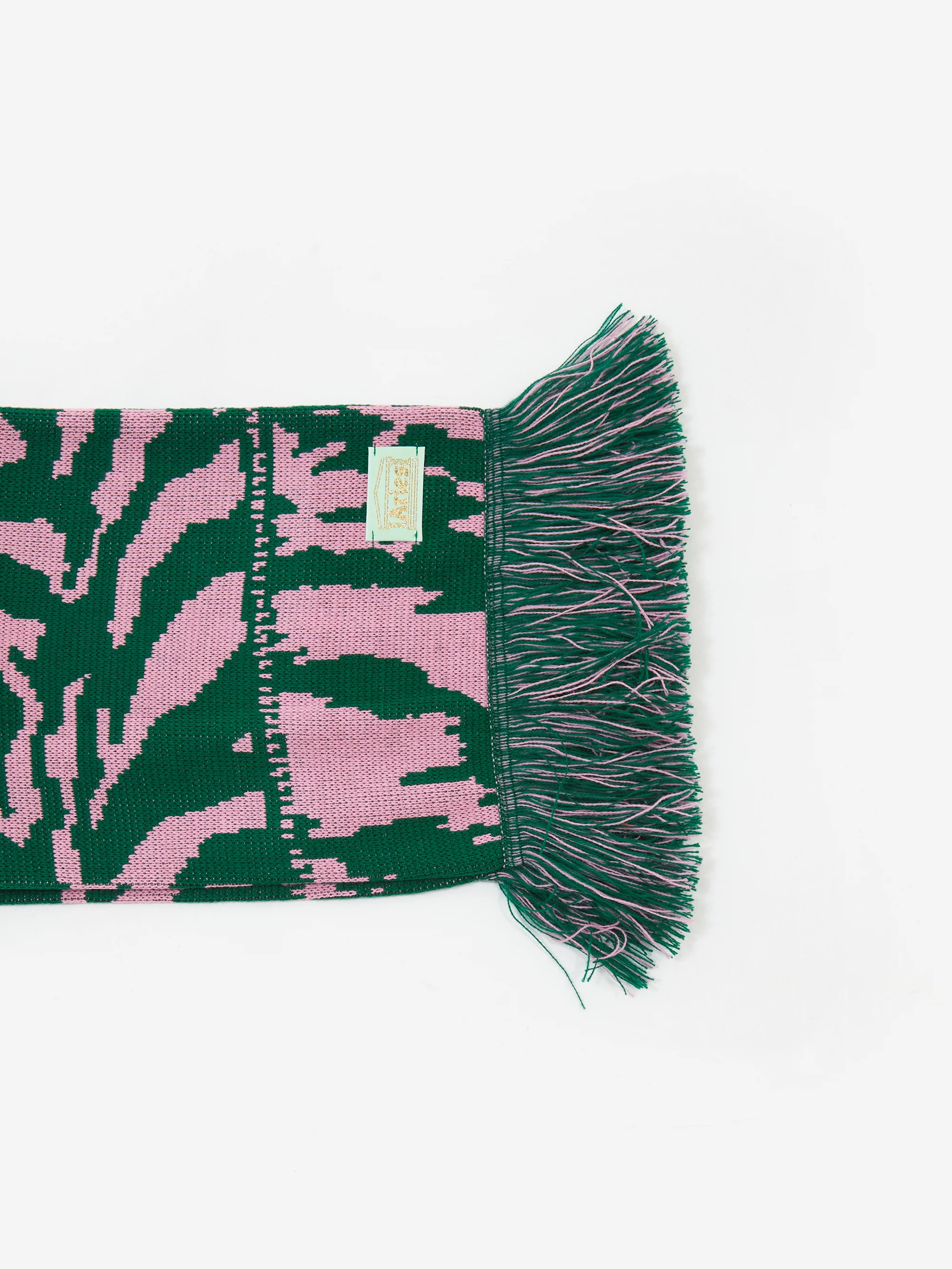 Aries Animal Scarf W - Green - Image 3
