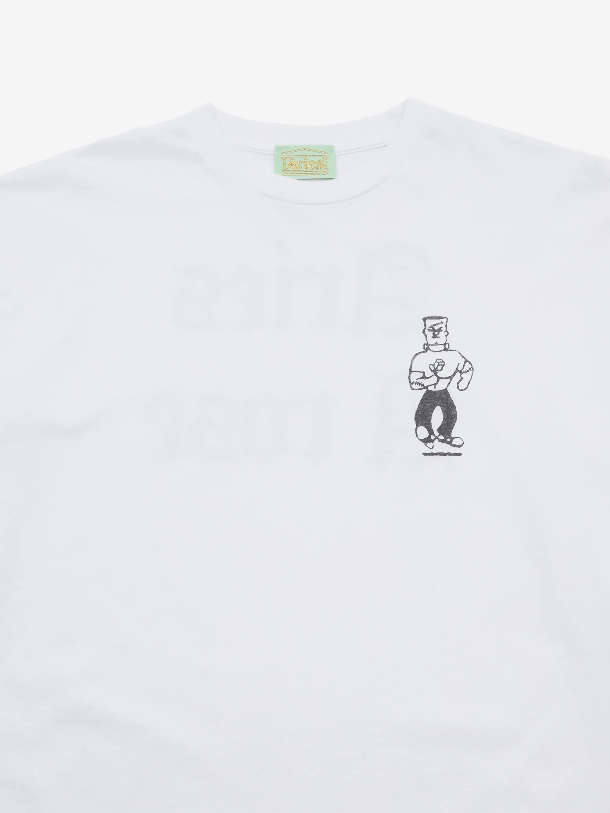 Aries Arose Long Sleeve T-Shirt - White - Image 3