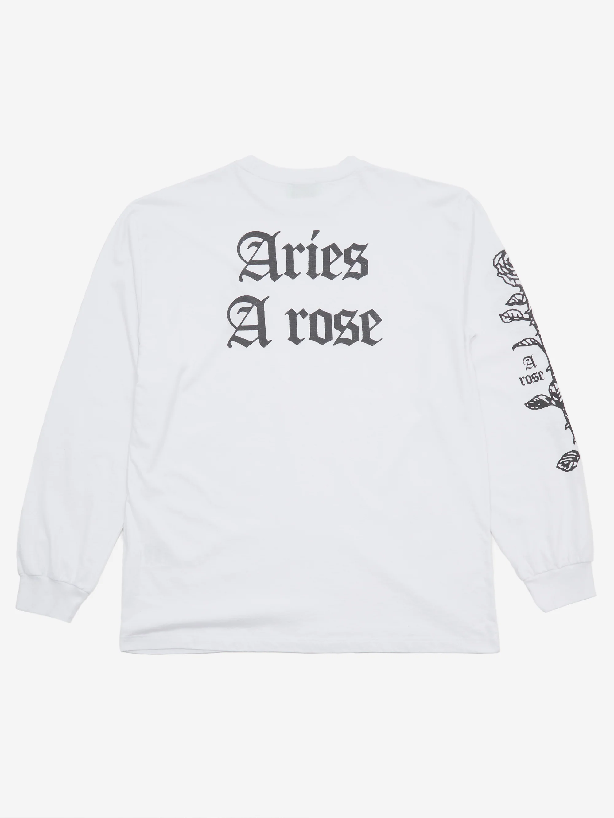 Aries Arose Long Sleeve T-Shirt - White - Image 4