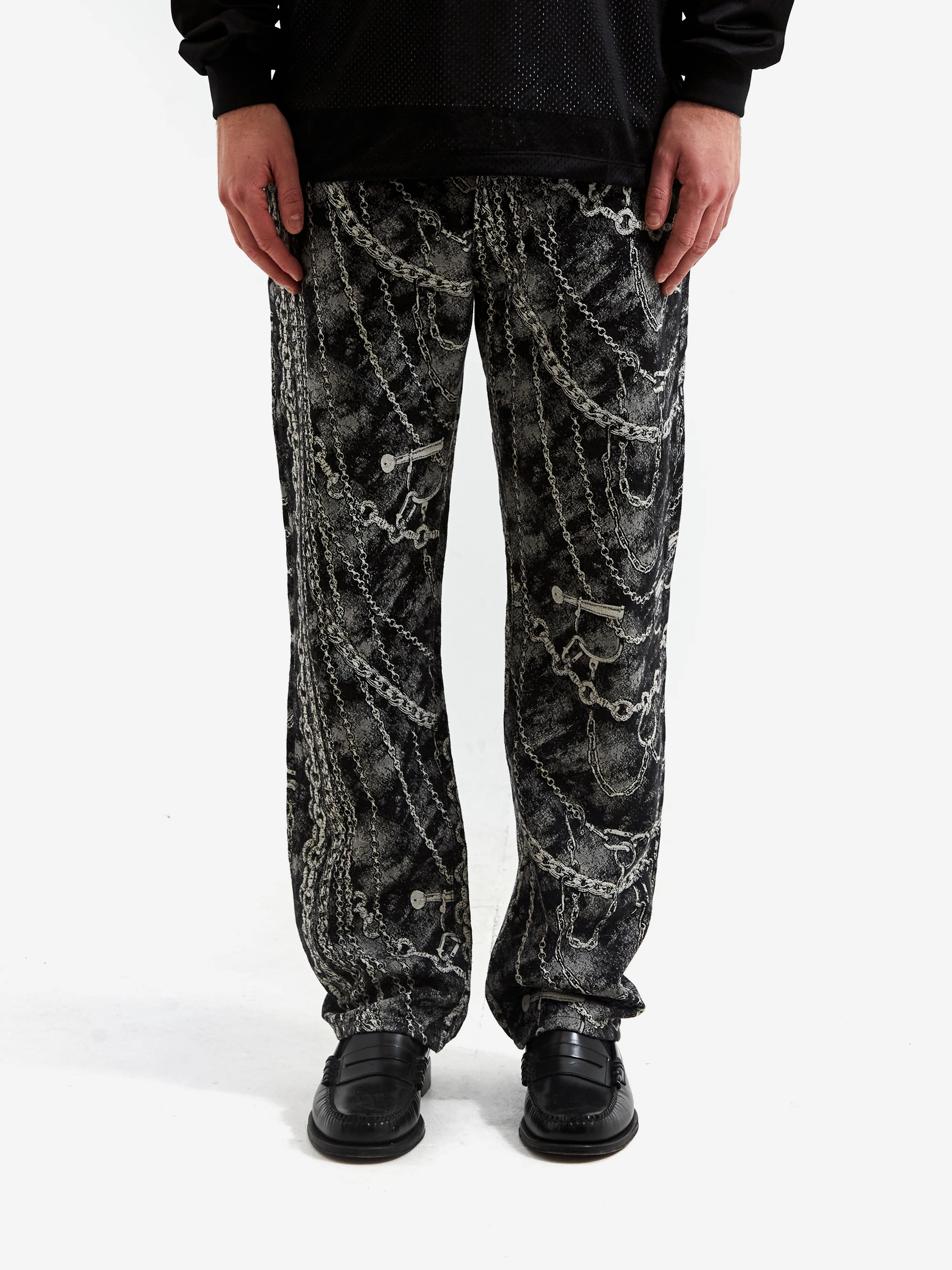 Aries Chains Jacquard Lilly Jean - Black - Image 2