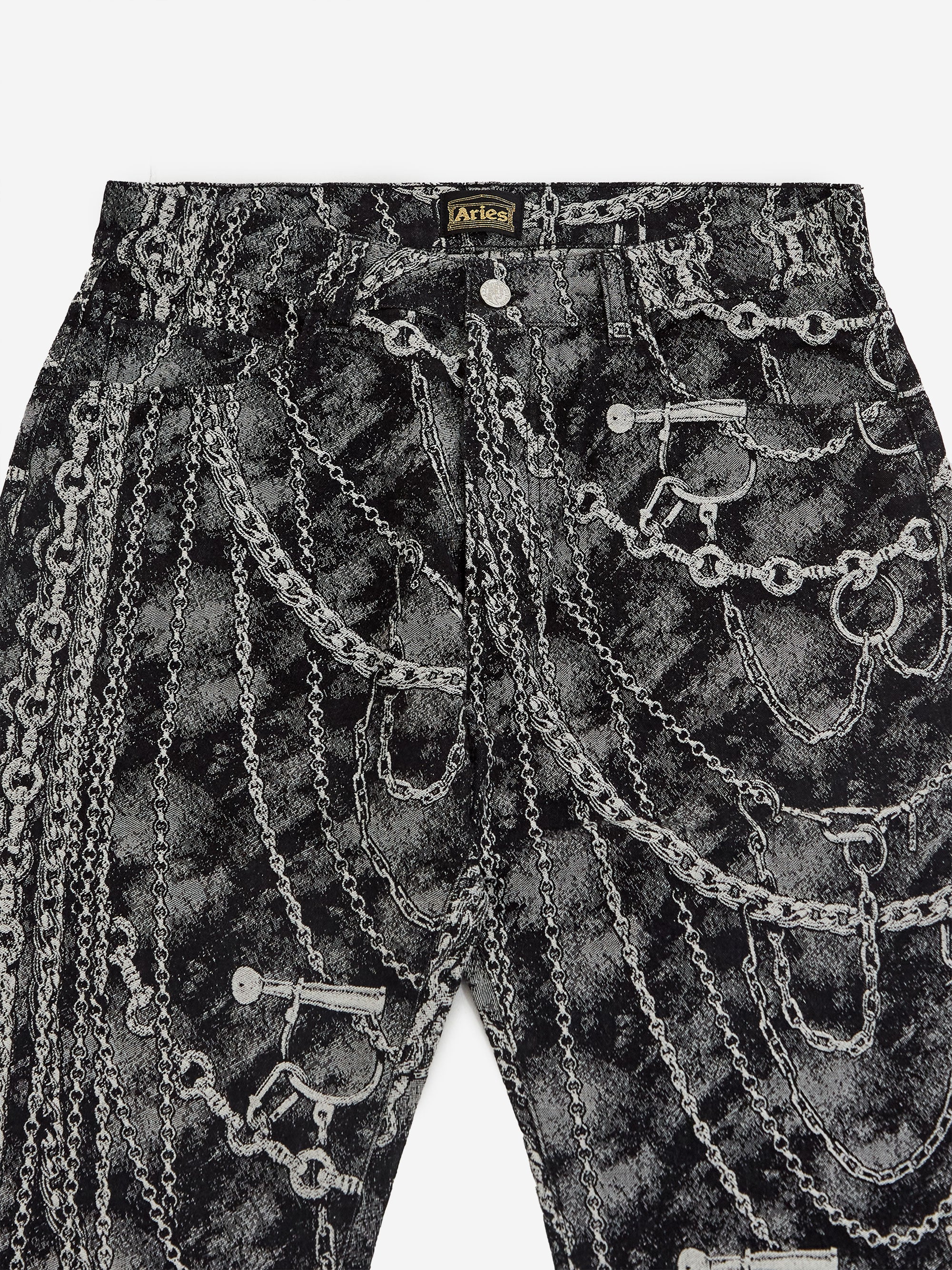 Aries Chains Jacquard Lilly Jean - Black - Image 3