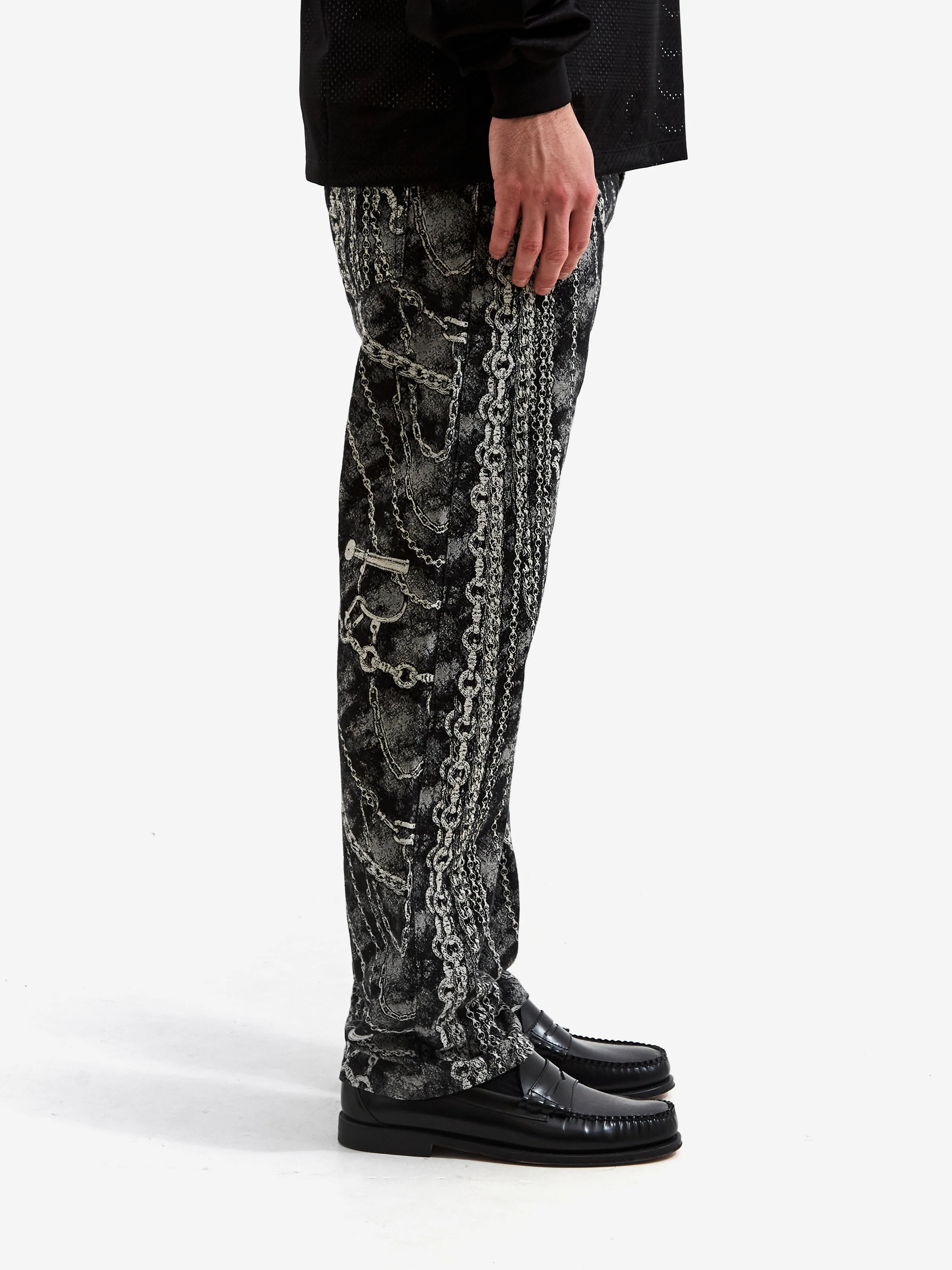 Aries Chains Jacquard Lilly Jean - Black - Image 5