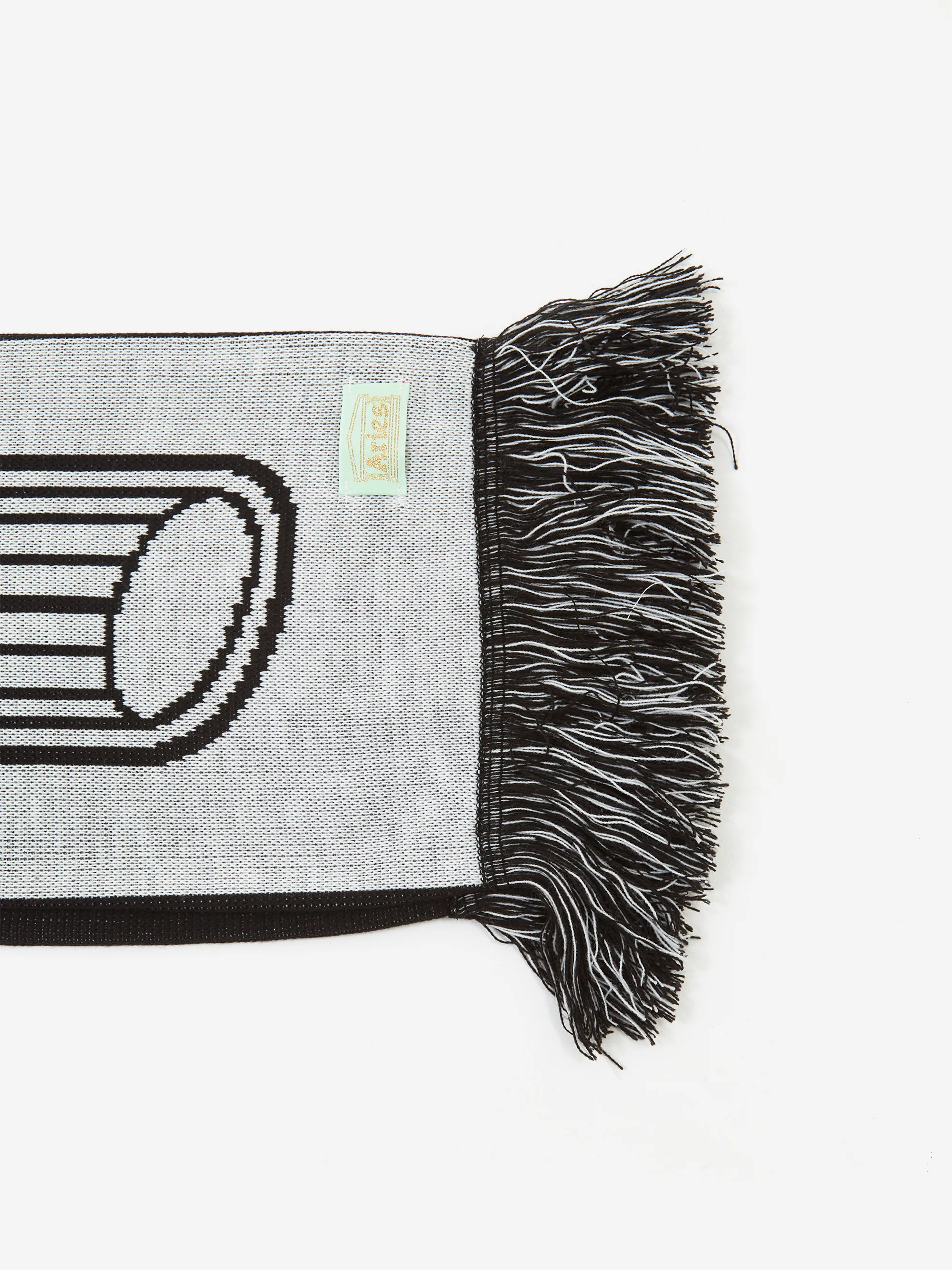 Aries Column Scarf - Black - Image 3