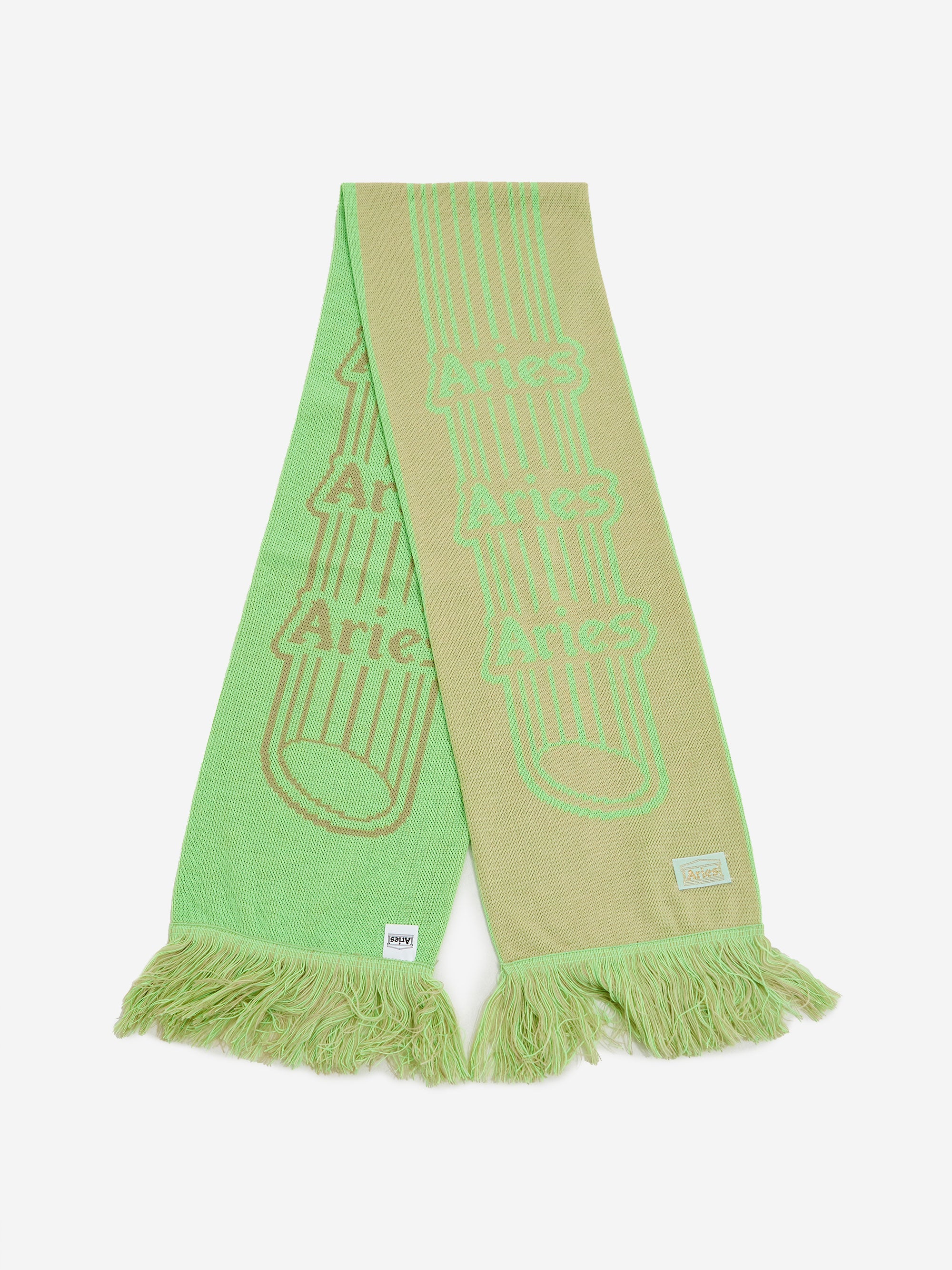 Aries Column Scarf - Fluoro Green