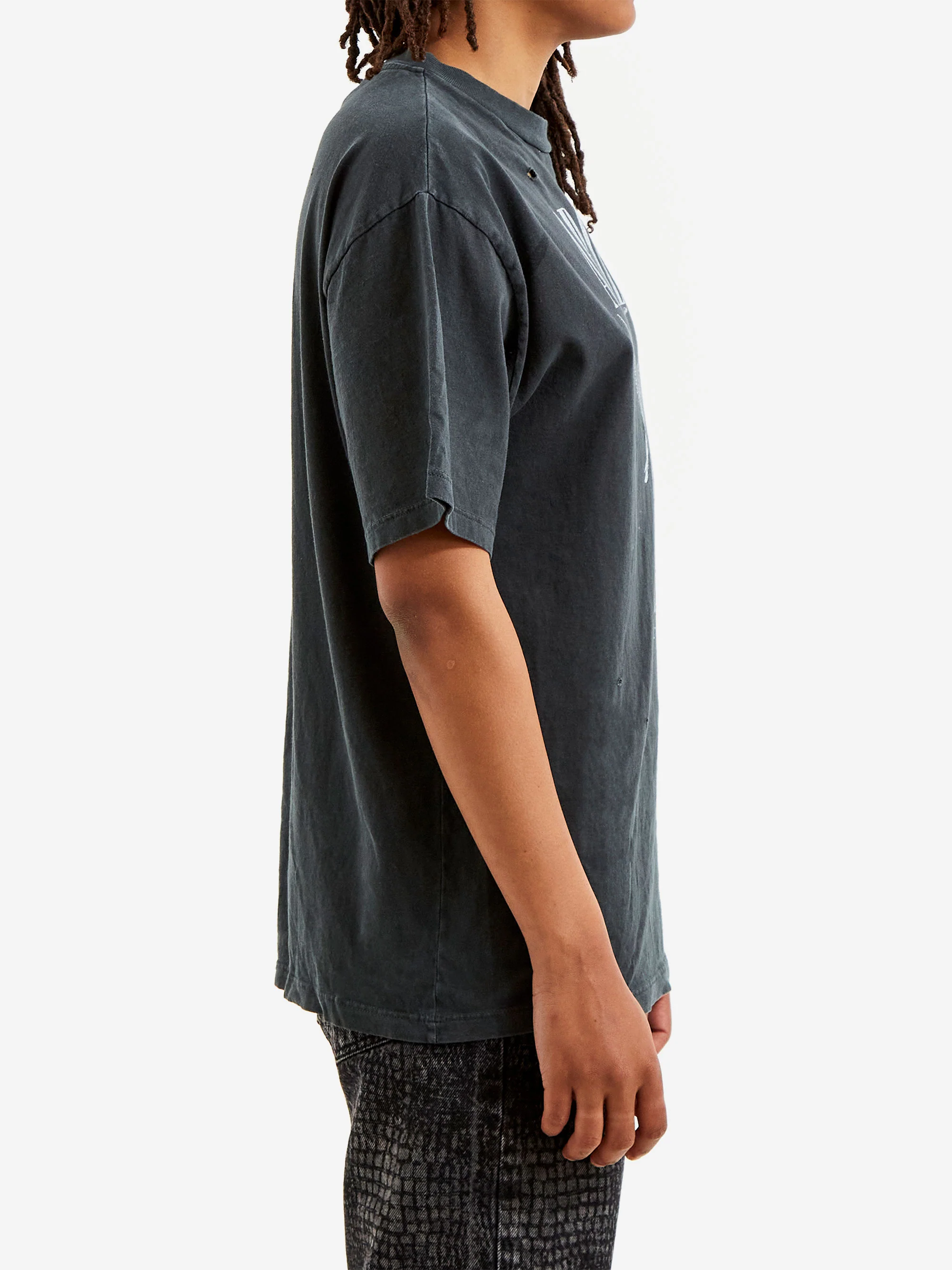 Aries Destroyed Nirvana SS Tee W - Black - Image 2