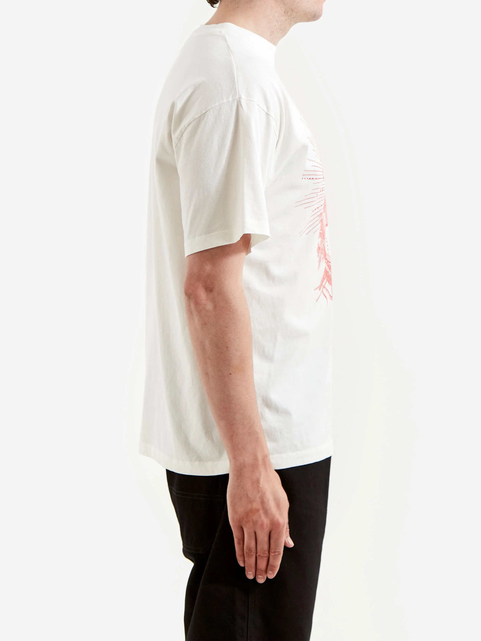 Aries Faded Aries Ex Amino SS Tee - Off White - Image 4
