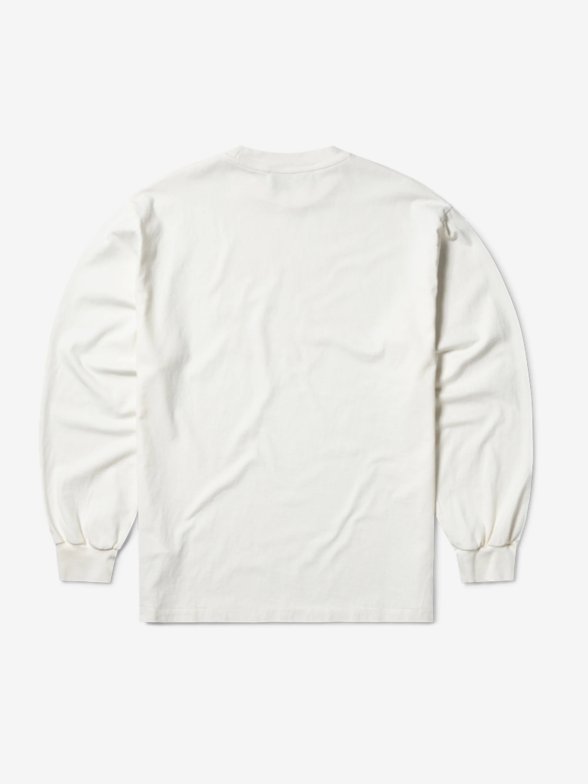 Aries Faded Cola LS Tee - Off White - Image 3