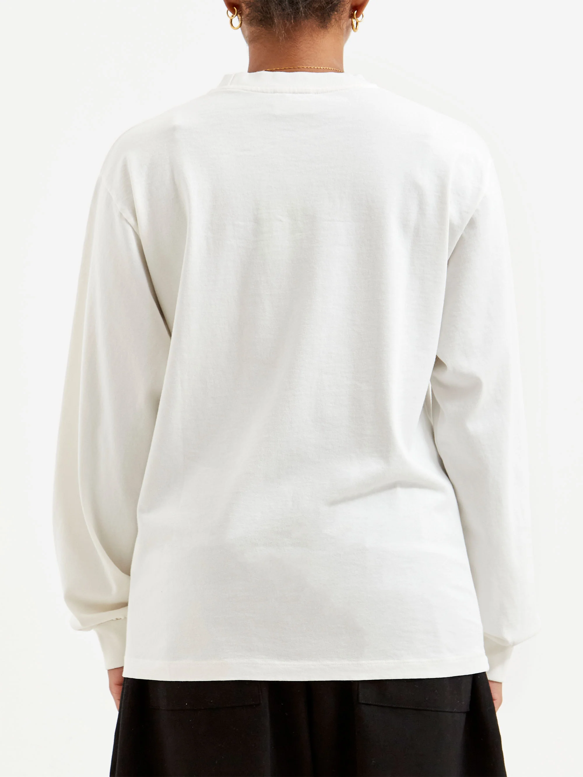 Aries Faded Cola LS Tee W - Off White - Image 3