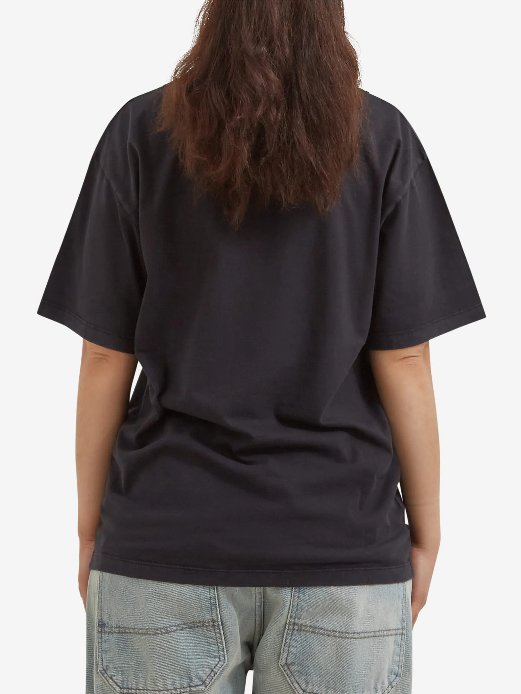 Aries Faded Gothic J'adoro SS Tee W - Black - Image 3