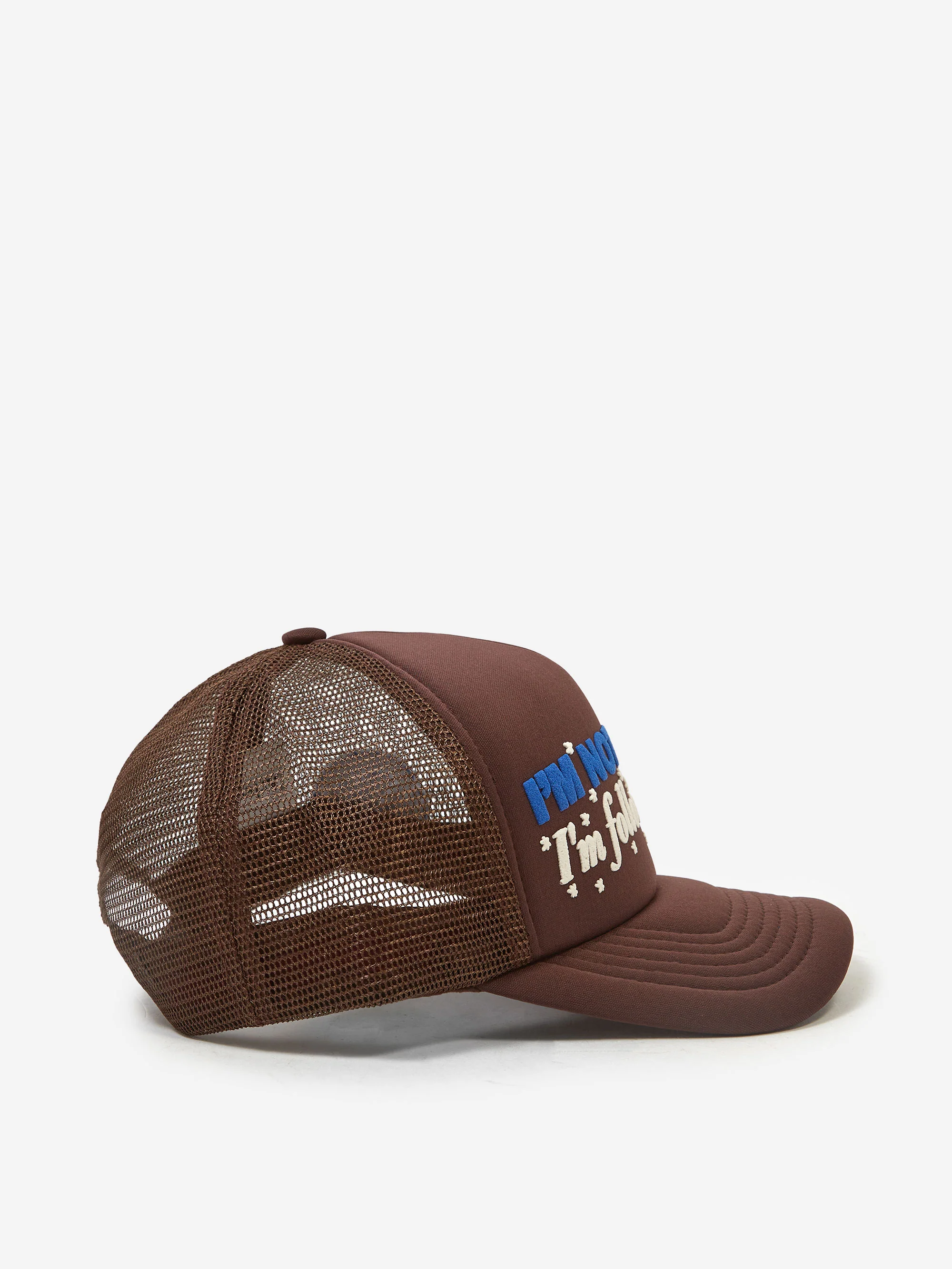 Aries I'm Not Lost Trucker Cap W - Brown - Image 3