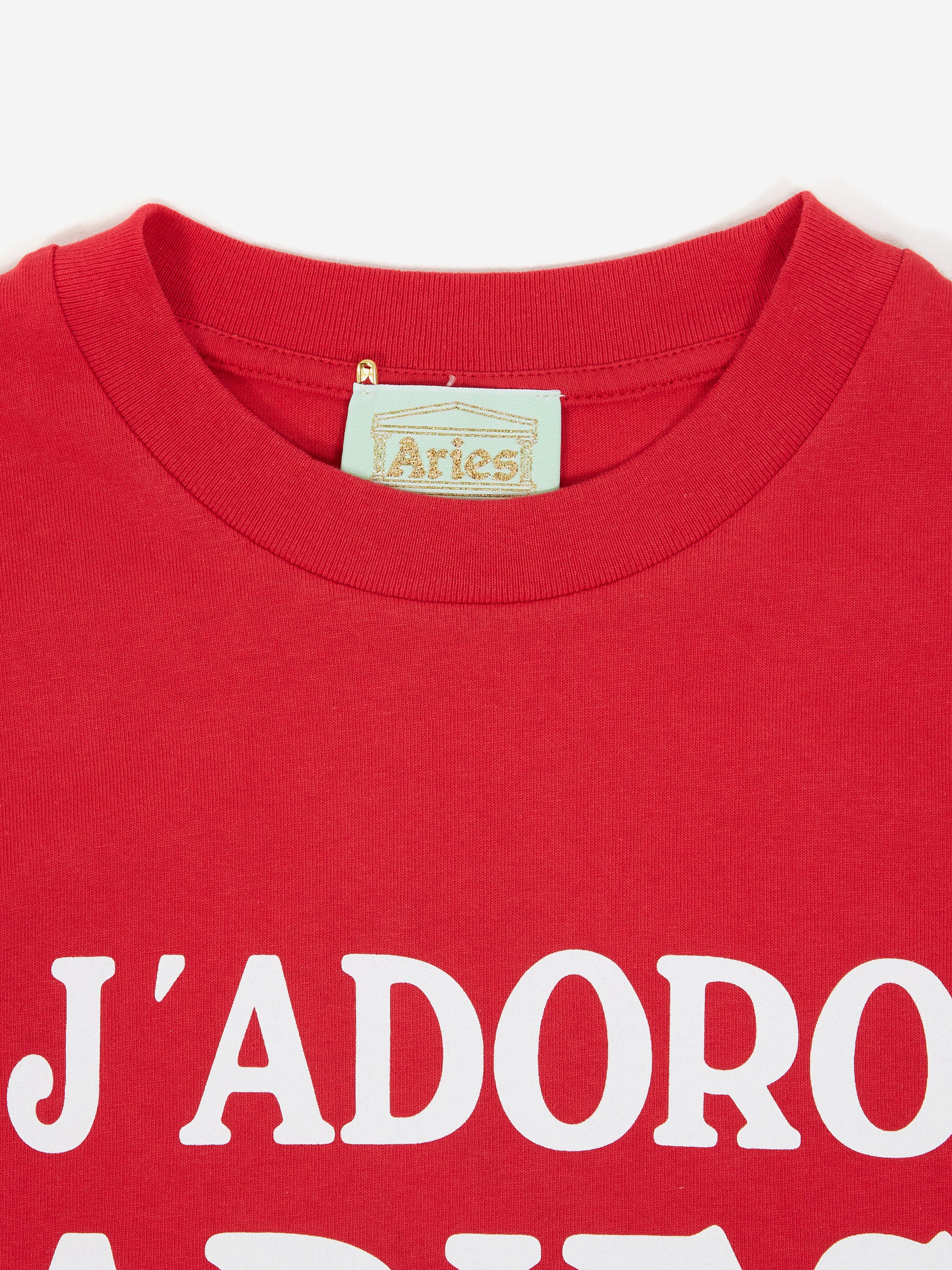 Aries J'Adoro Aries Short Sleeve Tee (Baby Fit) - Red - Image 5
