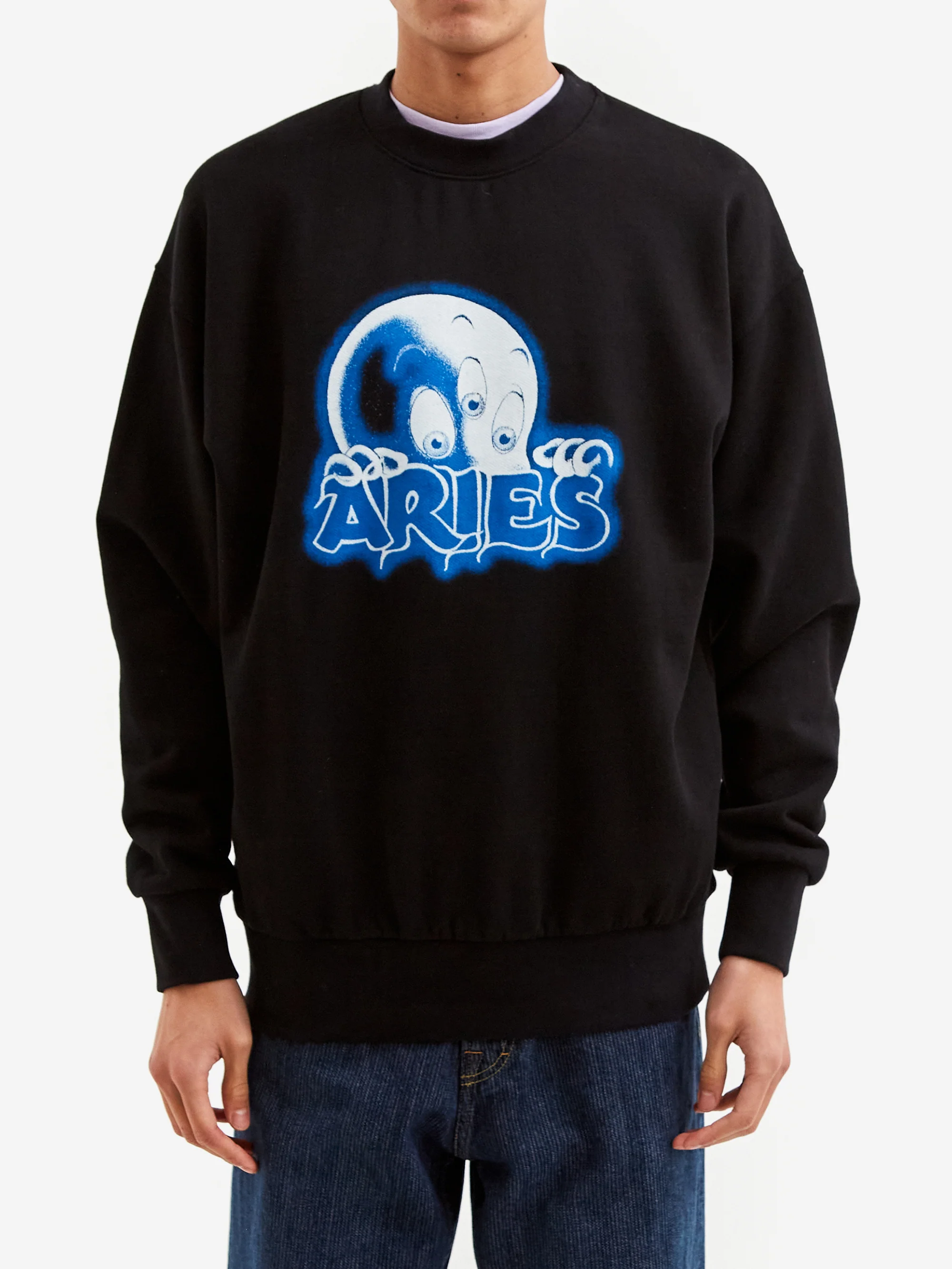 Aries Kasper Sweat - Black - Image 2
