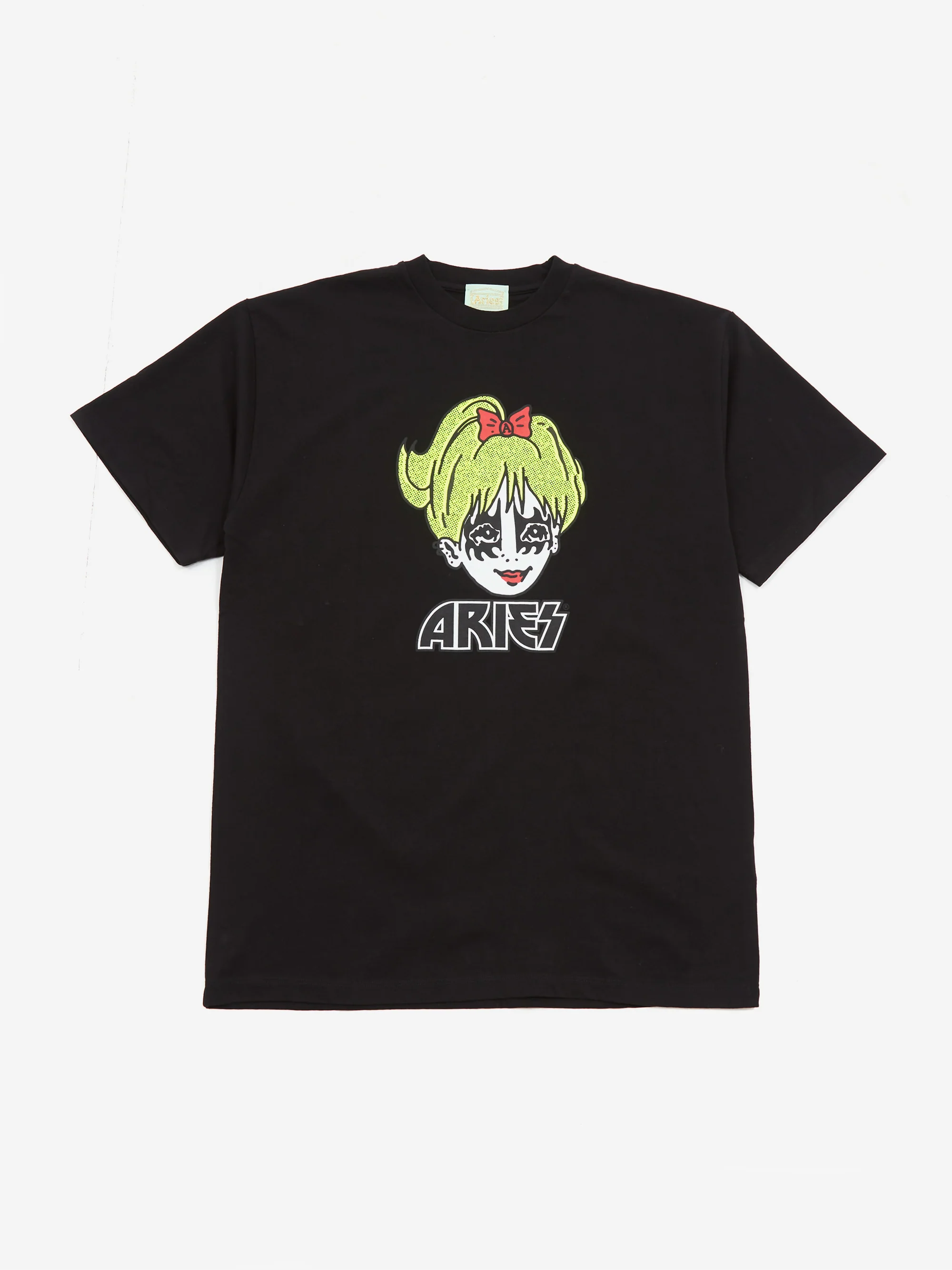 Aries Kiss Short Sleeve T-Shirt - Black