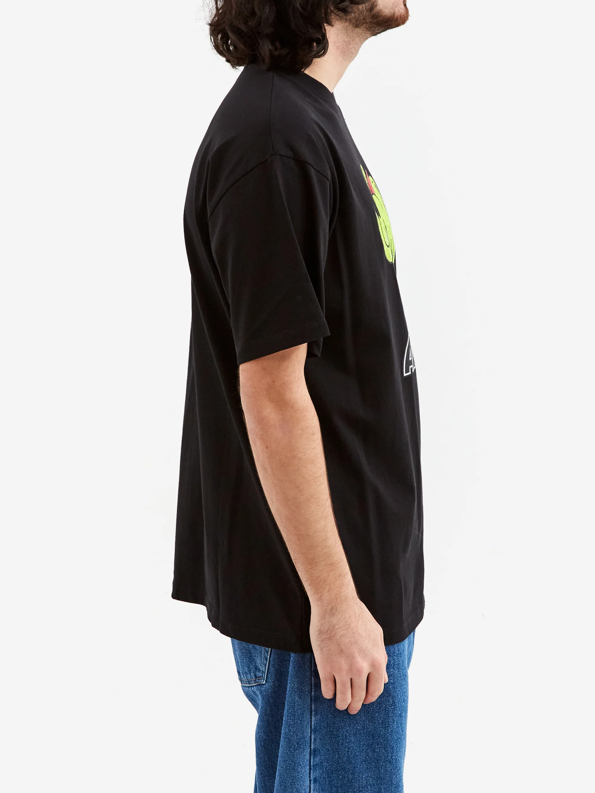 Aries Kiss Short Sleeve T-Shirt - Black - Image 5