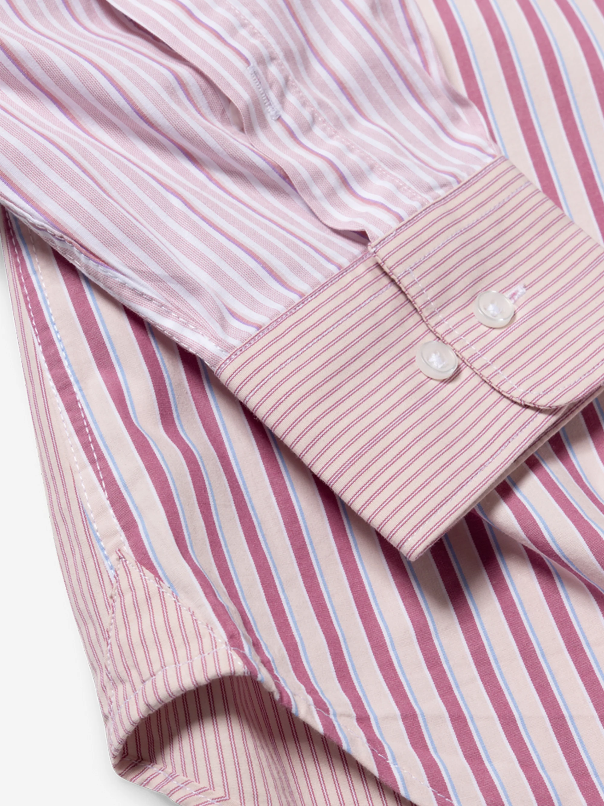 Aries Patchwork LS Shirt - Pink - Image 3
