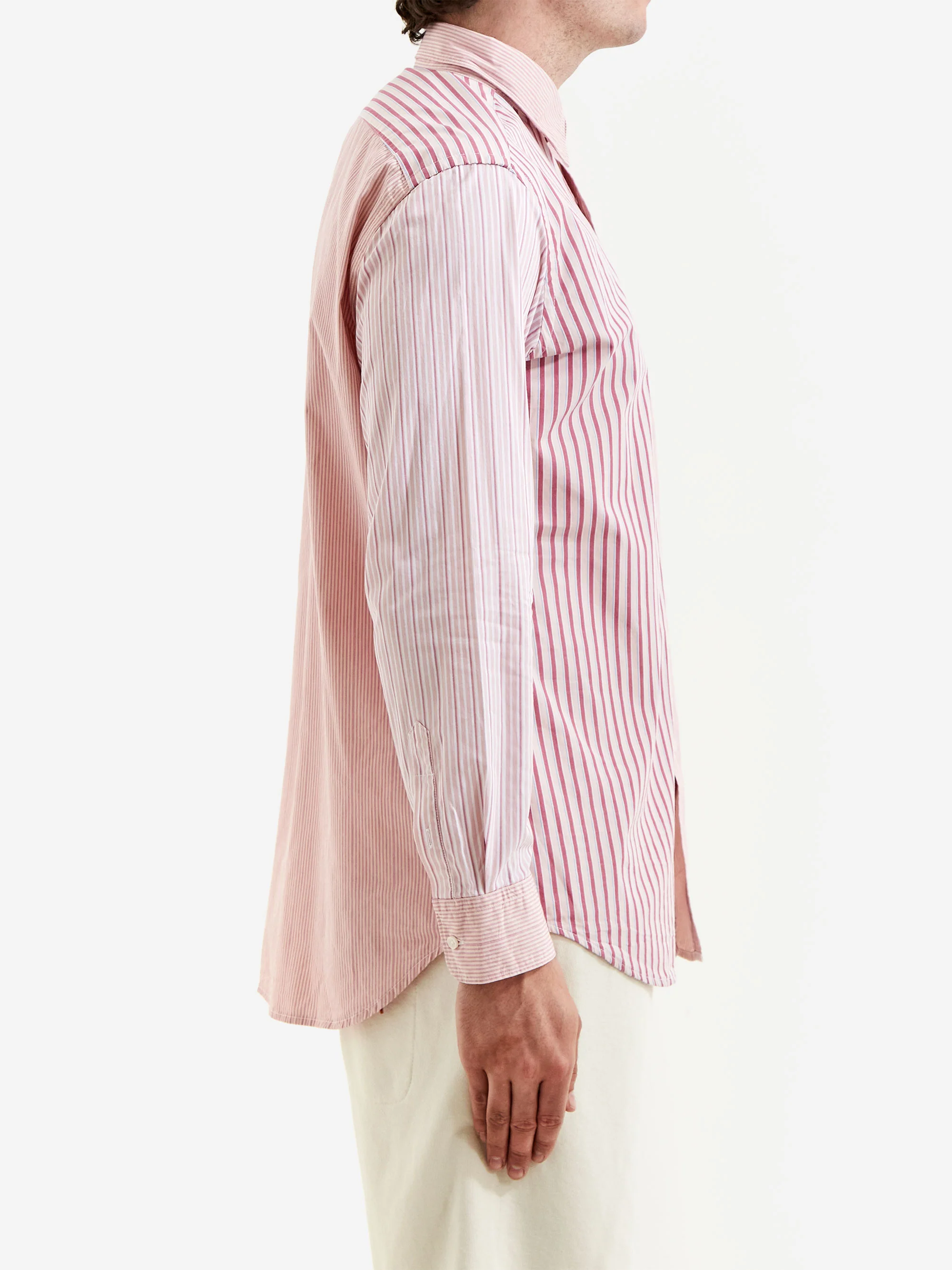 Aries Patchwork LS Shirt - Pink - Image 5