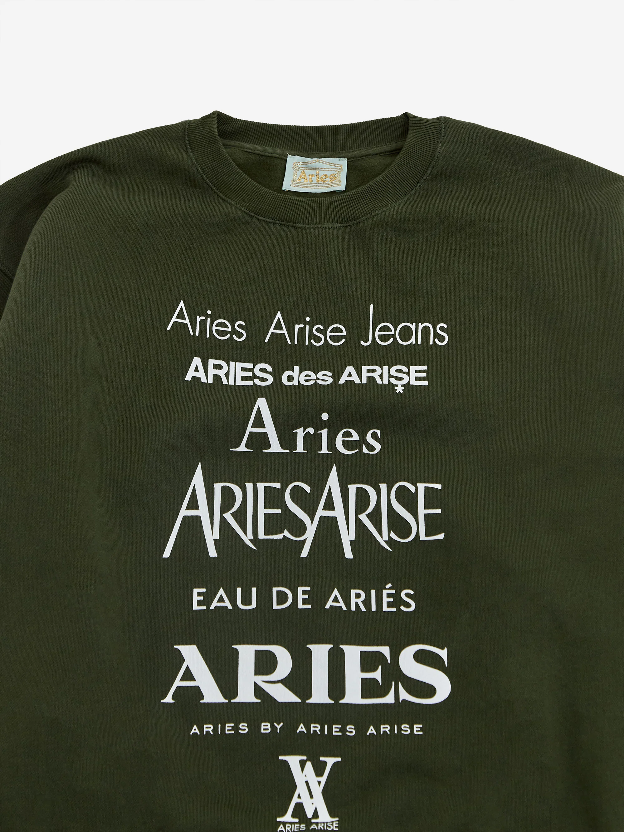 Aries Perfume Sweatshirt - Forest Green - Image 3