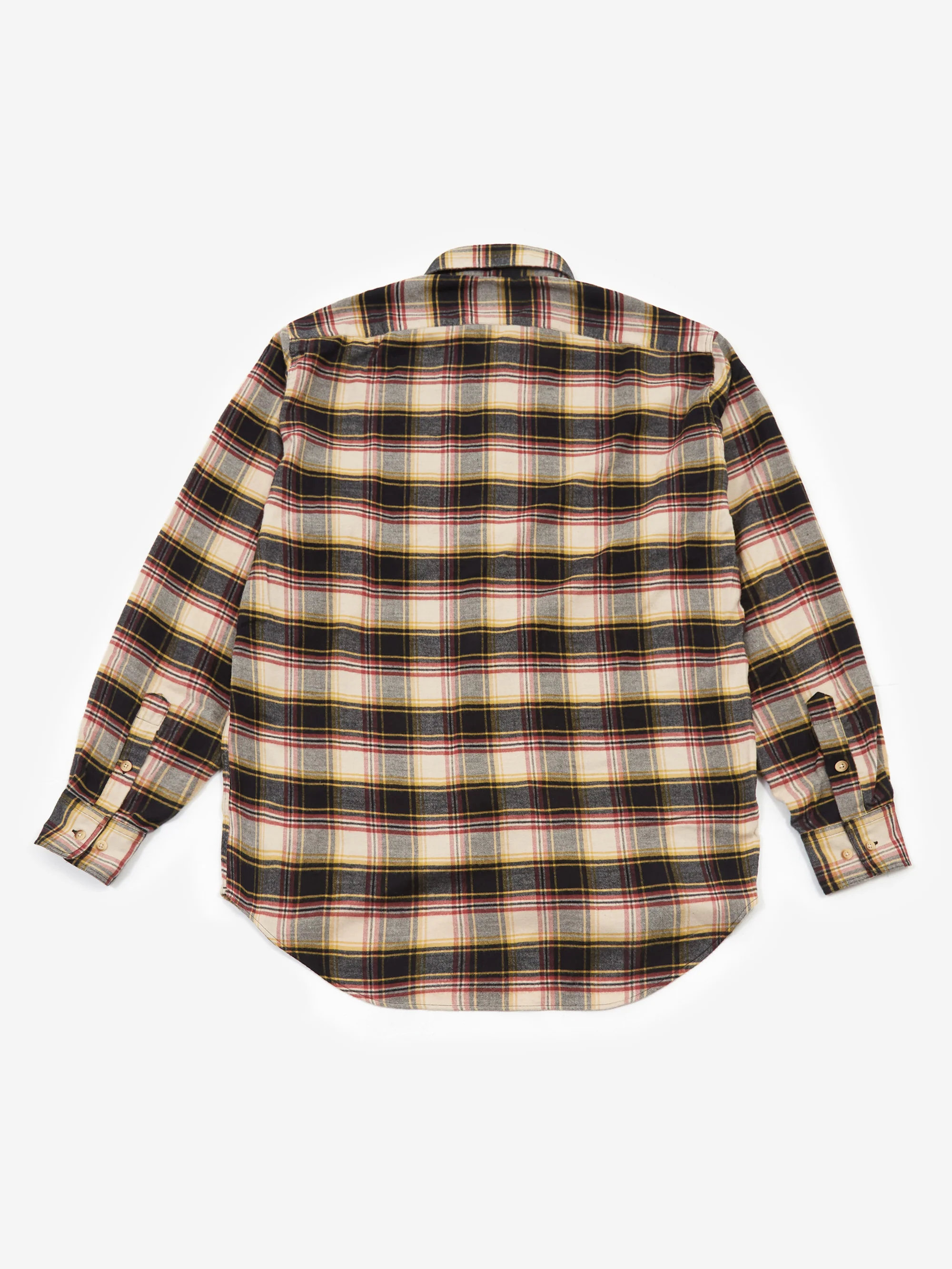 Aries Plaid Flannel Shirt - Multi - Image 4