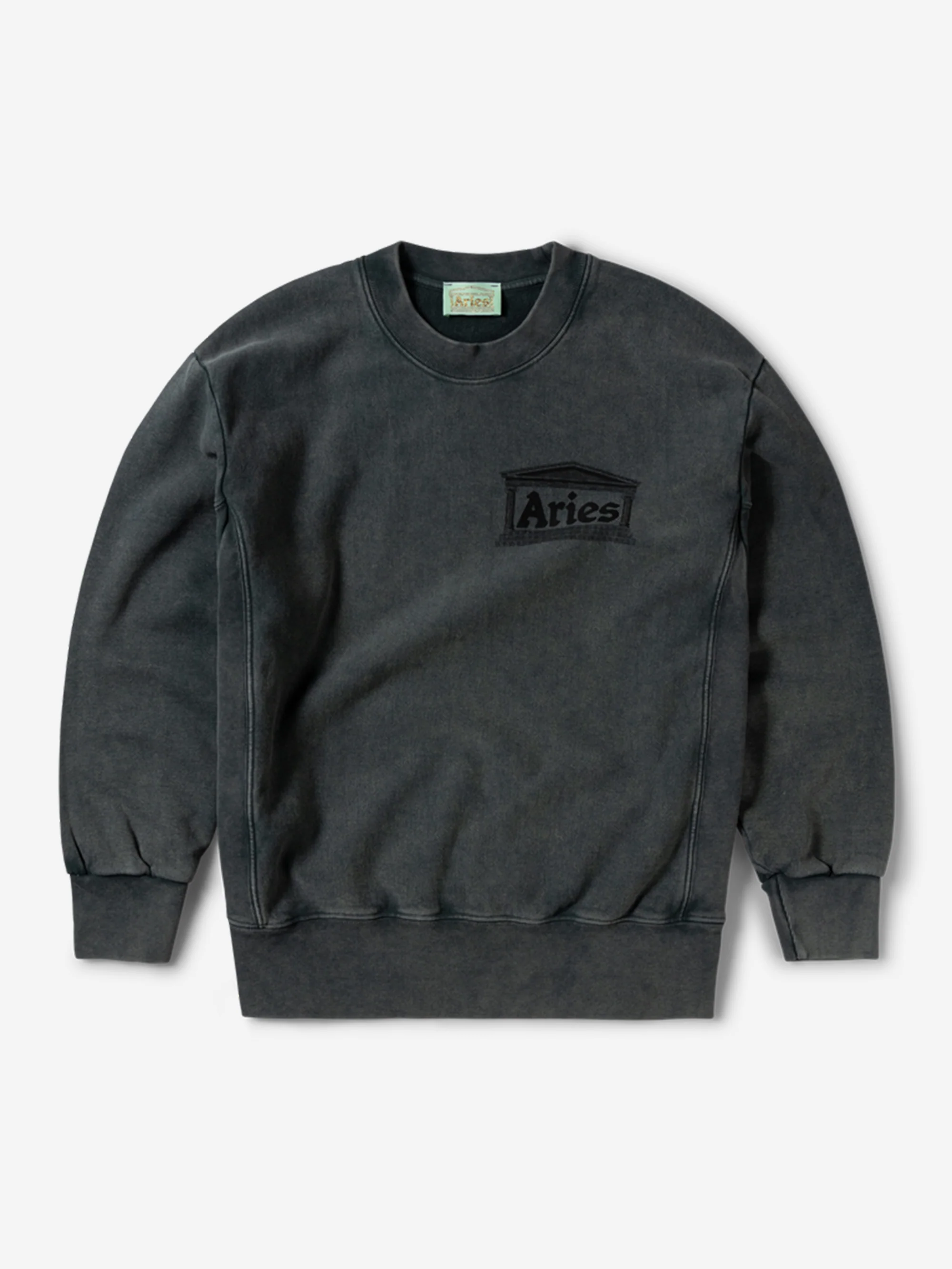 Aries Premium Aged Temple Sweatshirt - Dark Green