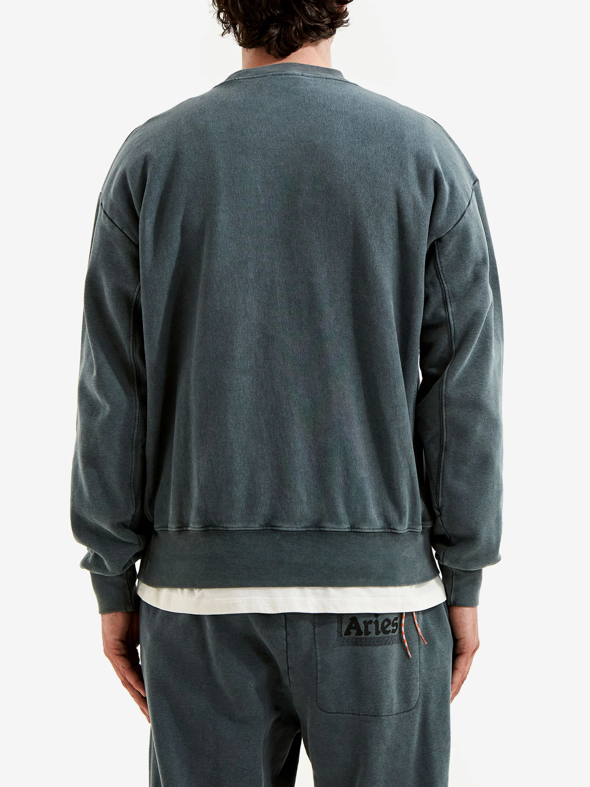Aries Premium Aged Temple Sweatshirt - Dark Green - Image 5