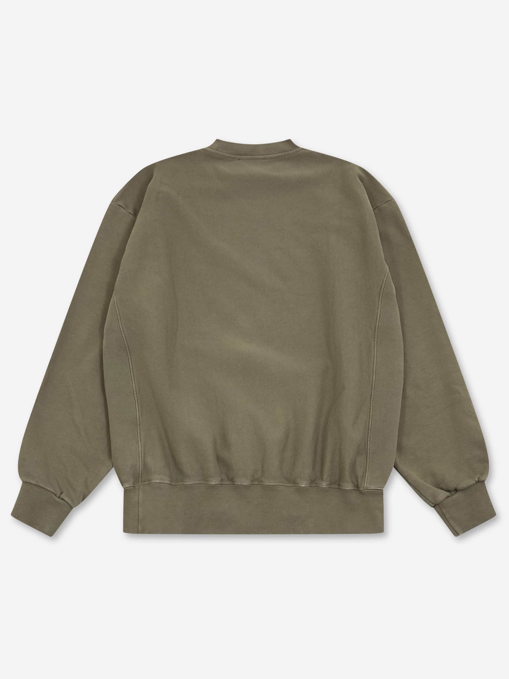 Aries Premium Aged Temple Sweatshirt - Olive - Image 3