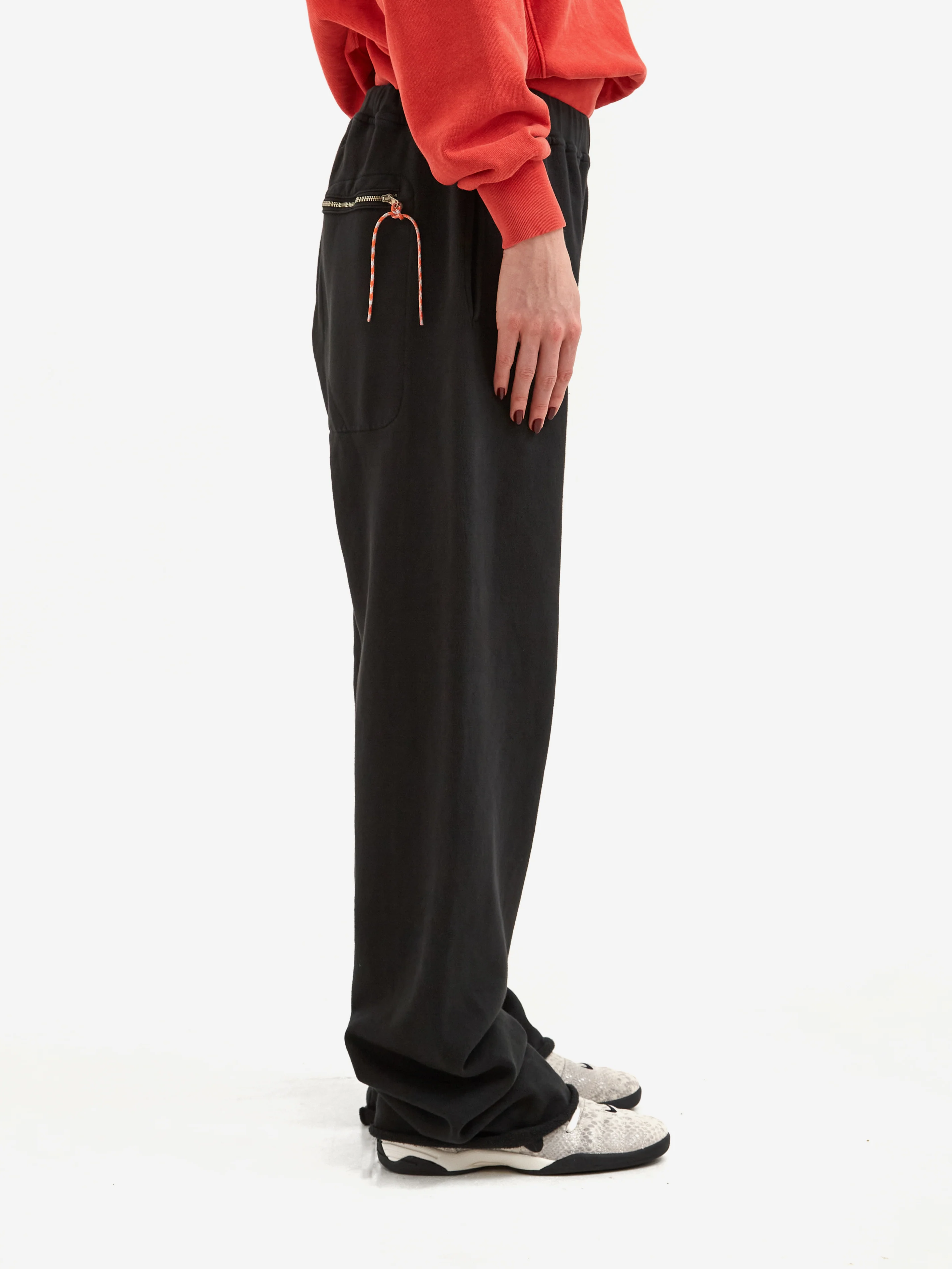 Aries Premium Faded Temple Straight Sweatpant - Black - Image 2