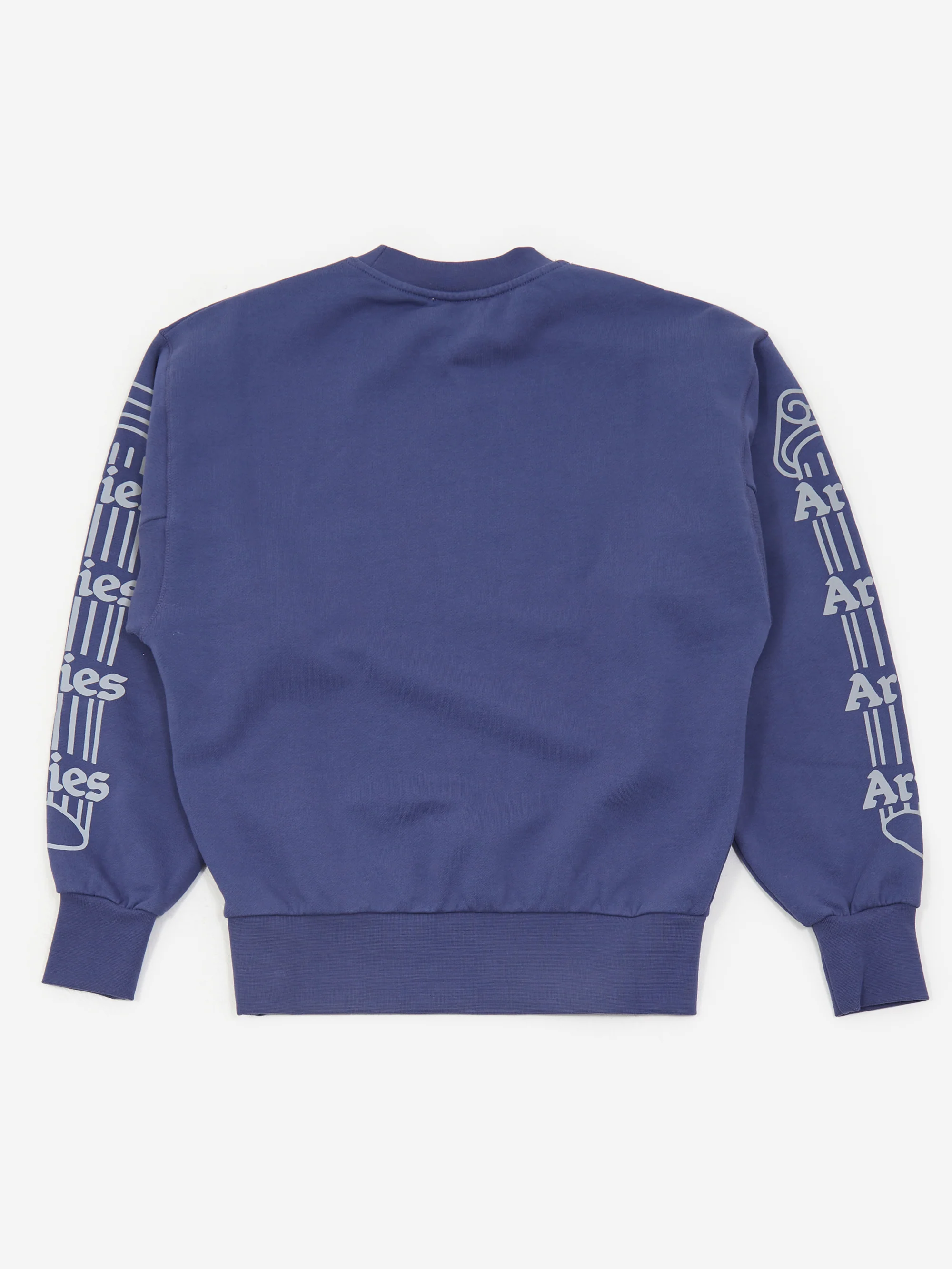 Aries Reflective Column Sweatshirt - Navy - Image 6