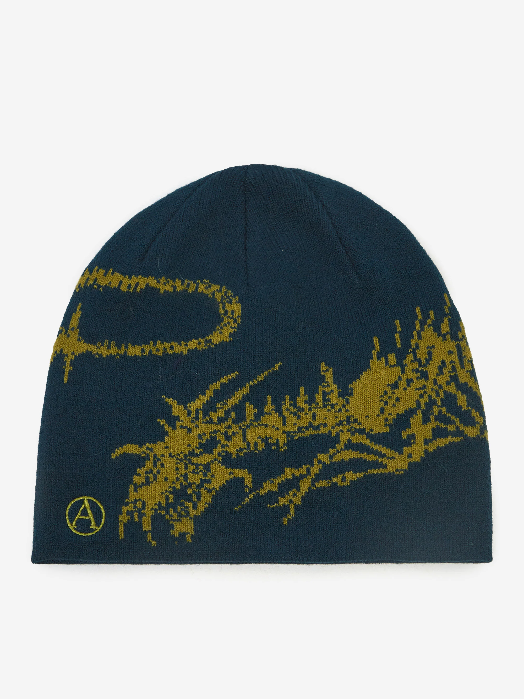 Aries Skeletor Skull Beanie - Petrol