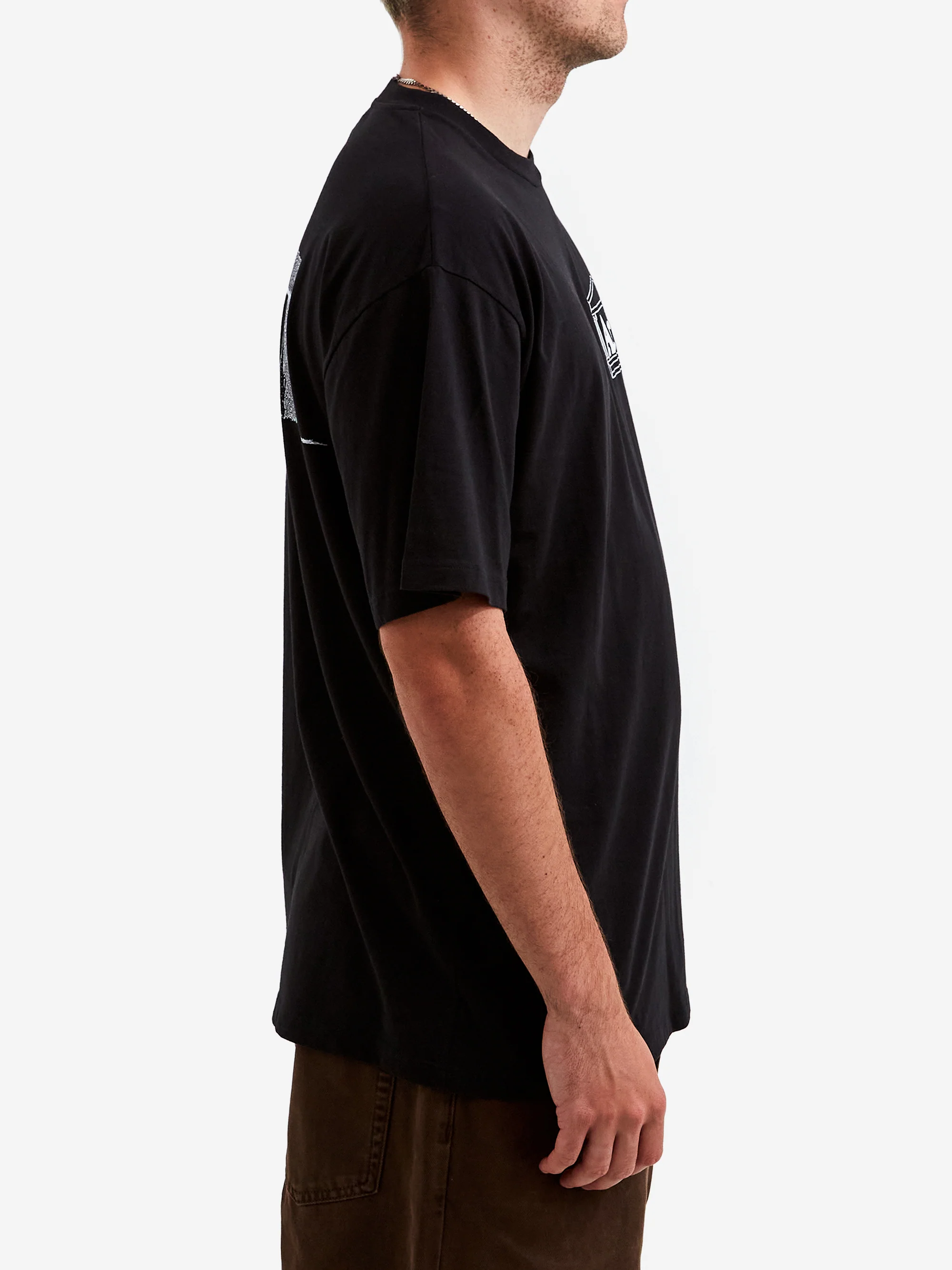Aries Stoned Temple Short Sleeve T-Shirt - Black - Image 5